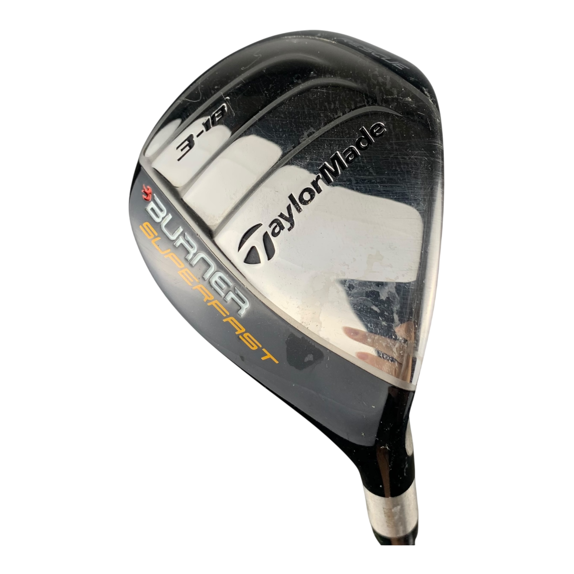 TaylorMade Burner Superfast Hybrid / Flex Regular / Grafit / #3/18 hovedbillede - brugt golf udstyr i god stand