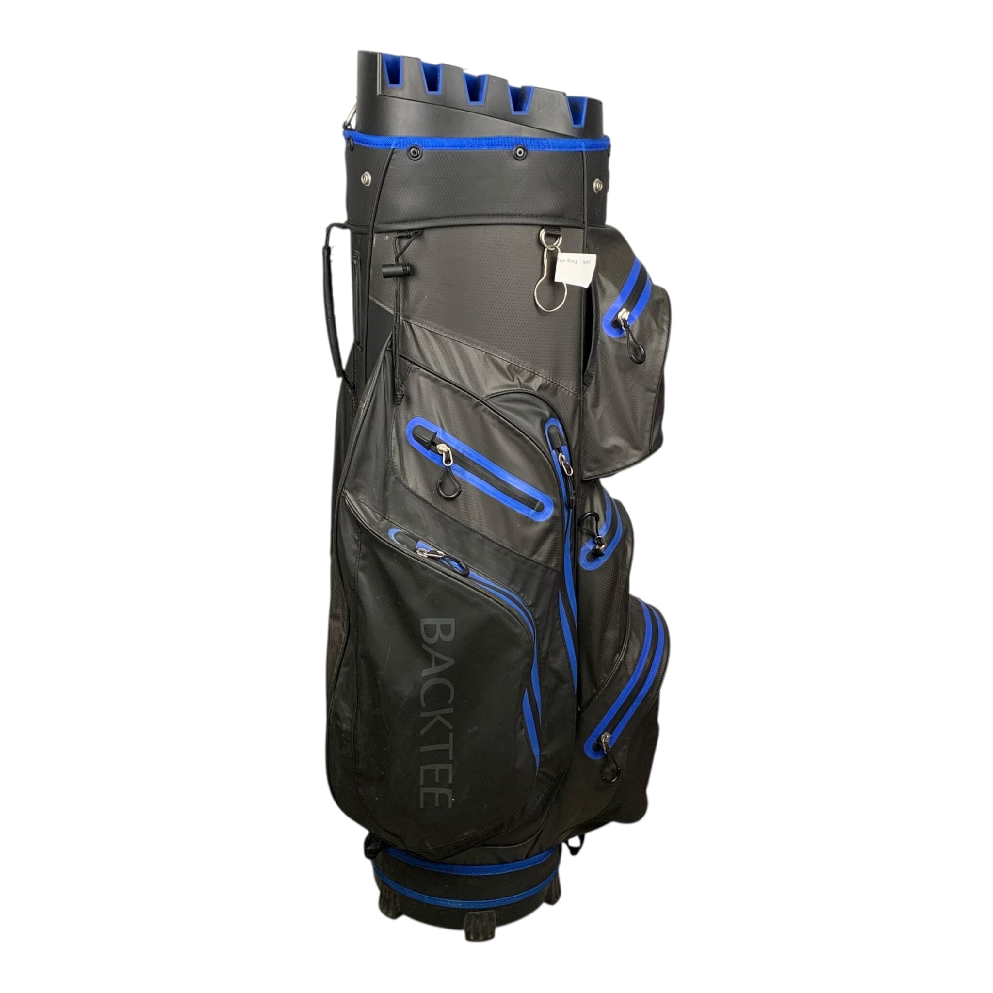 BackTee Cartbag / Black/Blue / 15-Rum