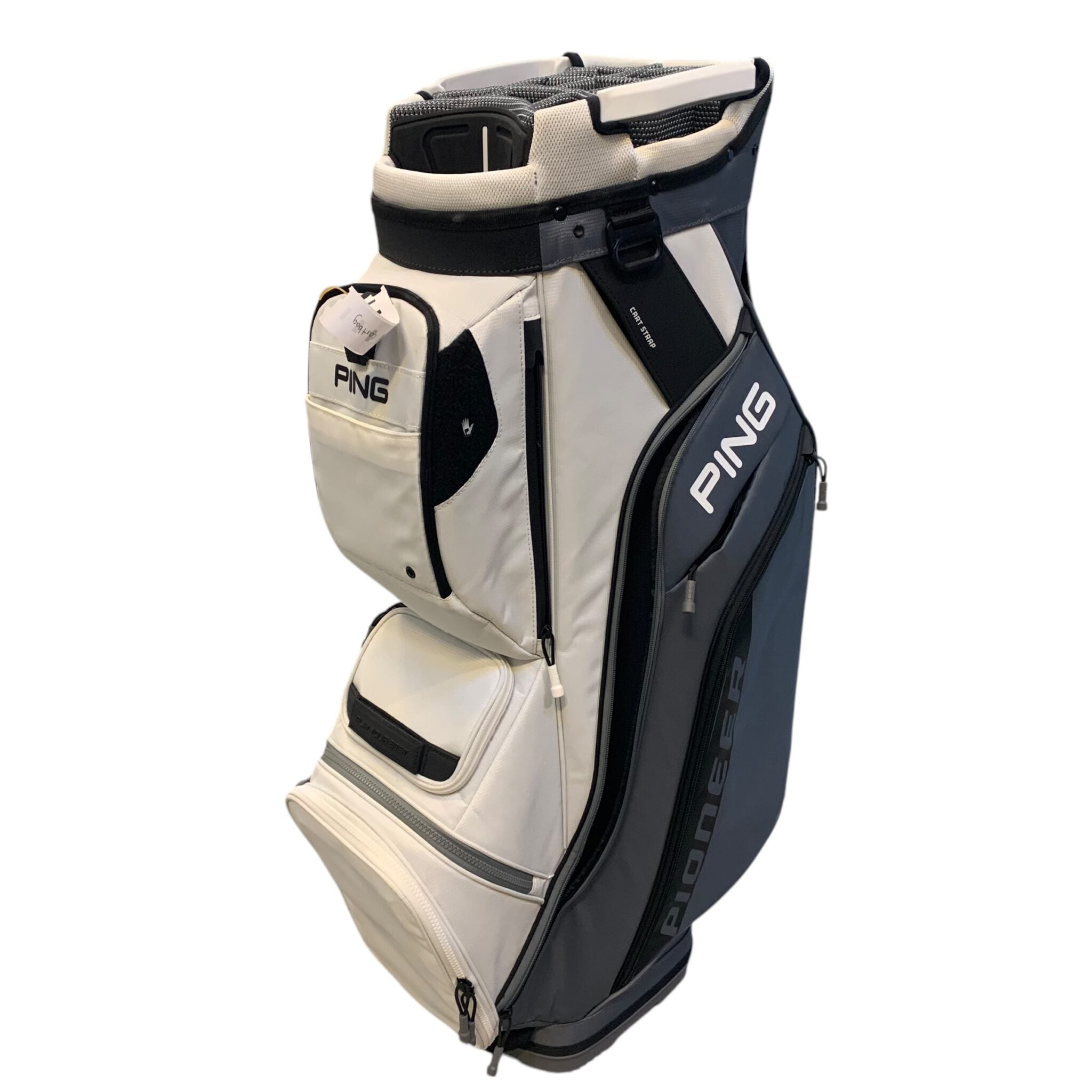 Ping Pioneer Cartbag / Black/Grey / 15-Way