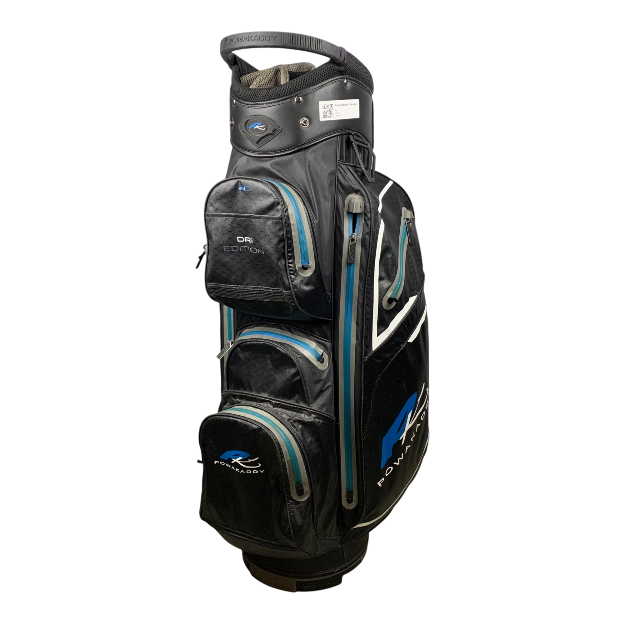 Power Plus Cart Bag / 14-Way / Black hovedbillede - brugt golf udstyr i god stand