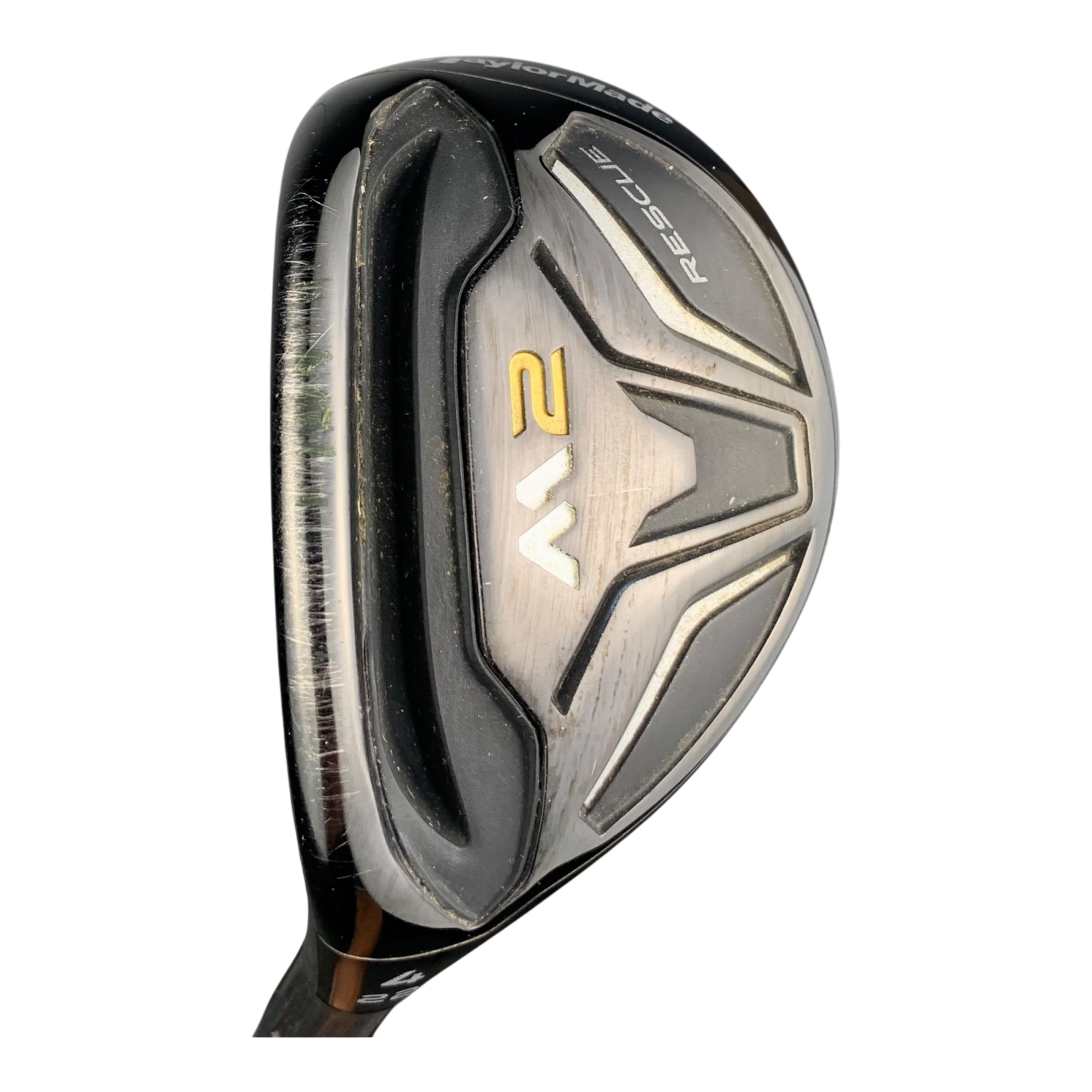 TaylorMade M2 2017 Hybrid / Flex Regular / Grafit / #4/22 Venstre hovedbillede - brugt golf udstyr i god stand