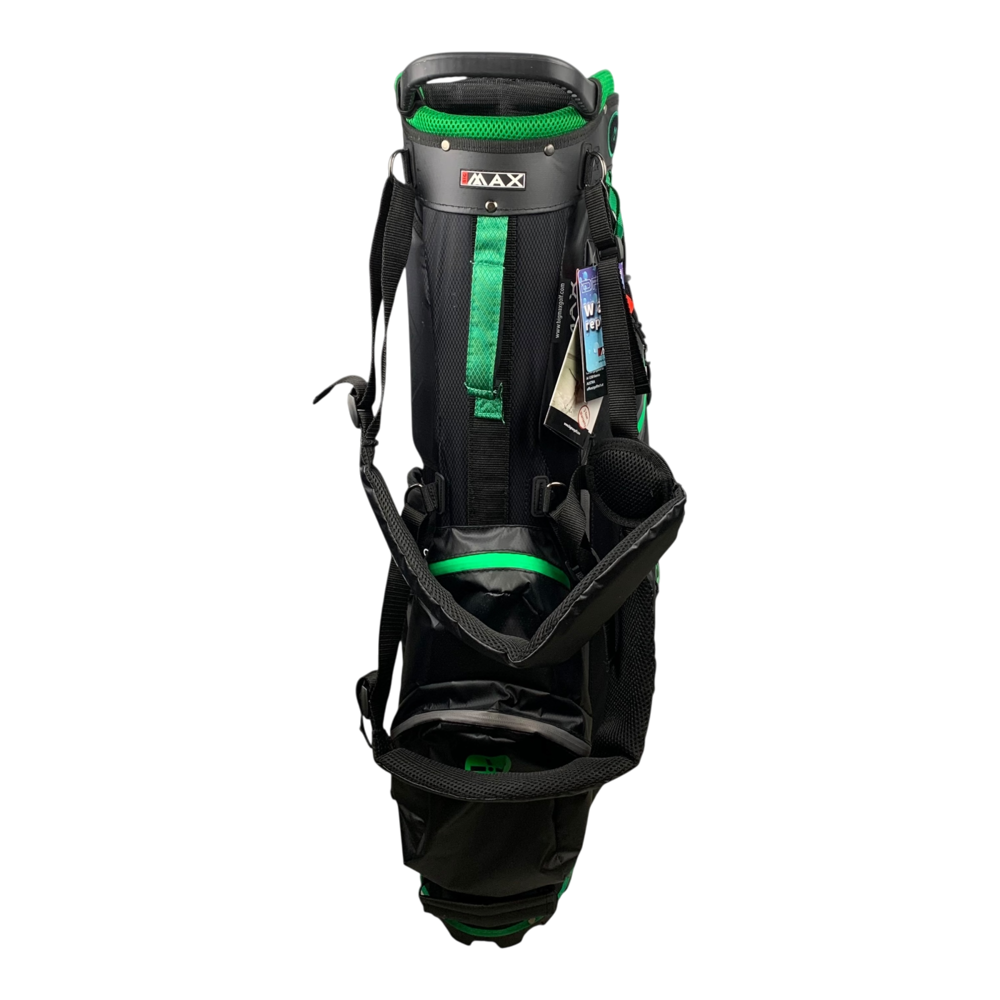 Big Max Green 2 Green Stand Bag / 5-Way / Black galleri billede 2 - brugt golf udstyr i god stand