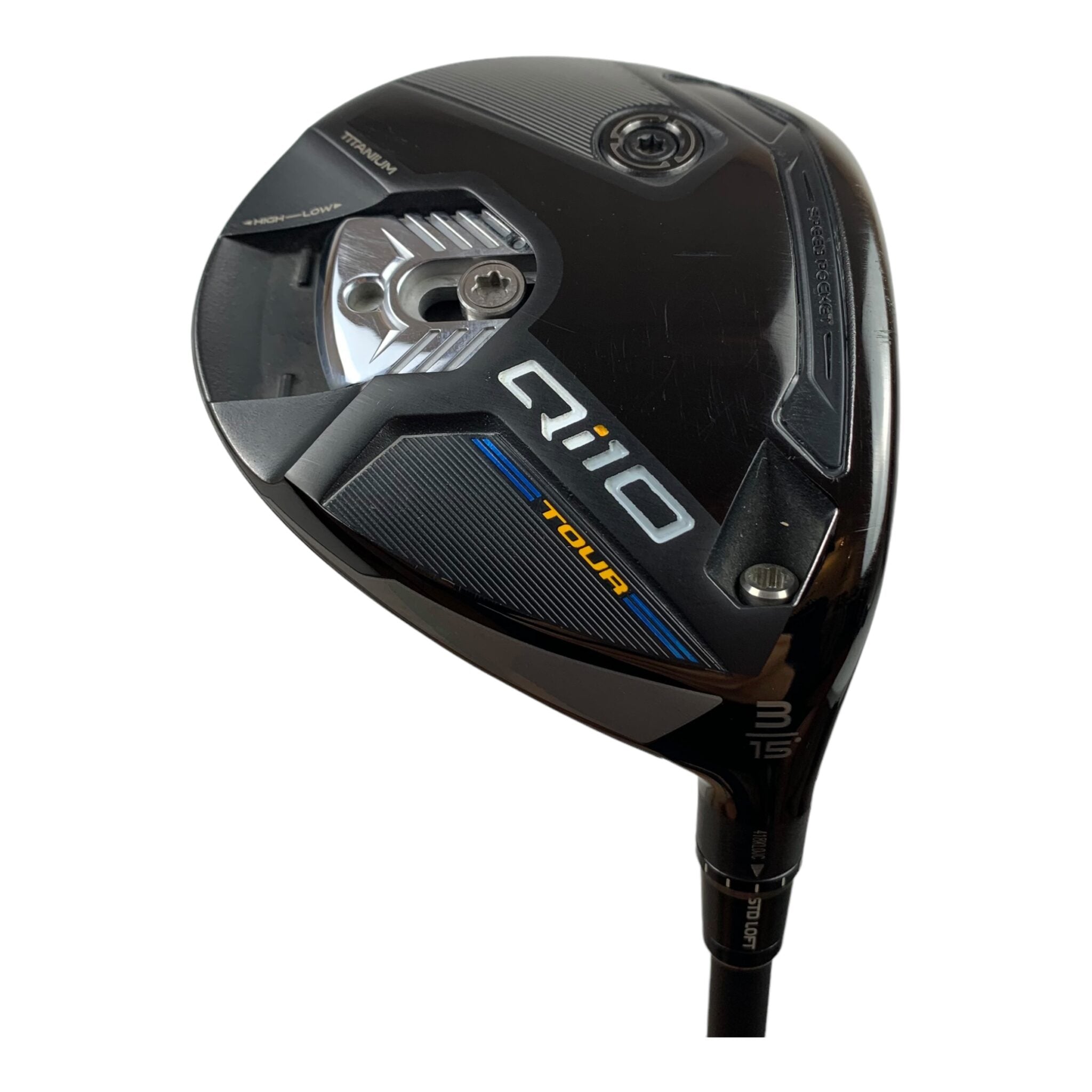 TaylorMade Qi10 Tour Fairway Wood / #3/15 / Flex X-Stiff / CPX Jumbo Grip