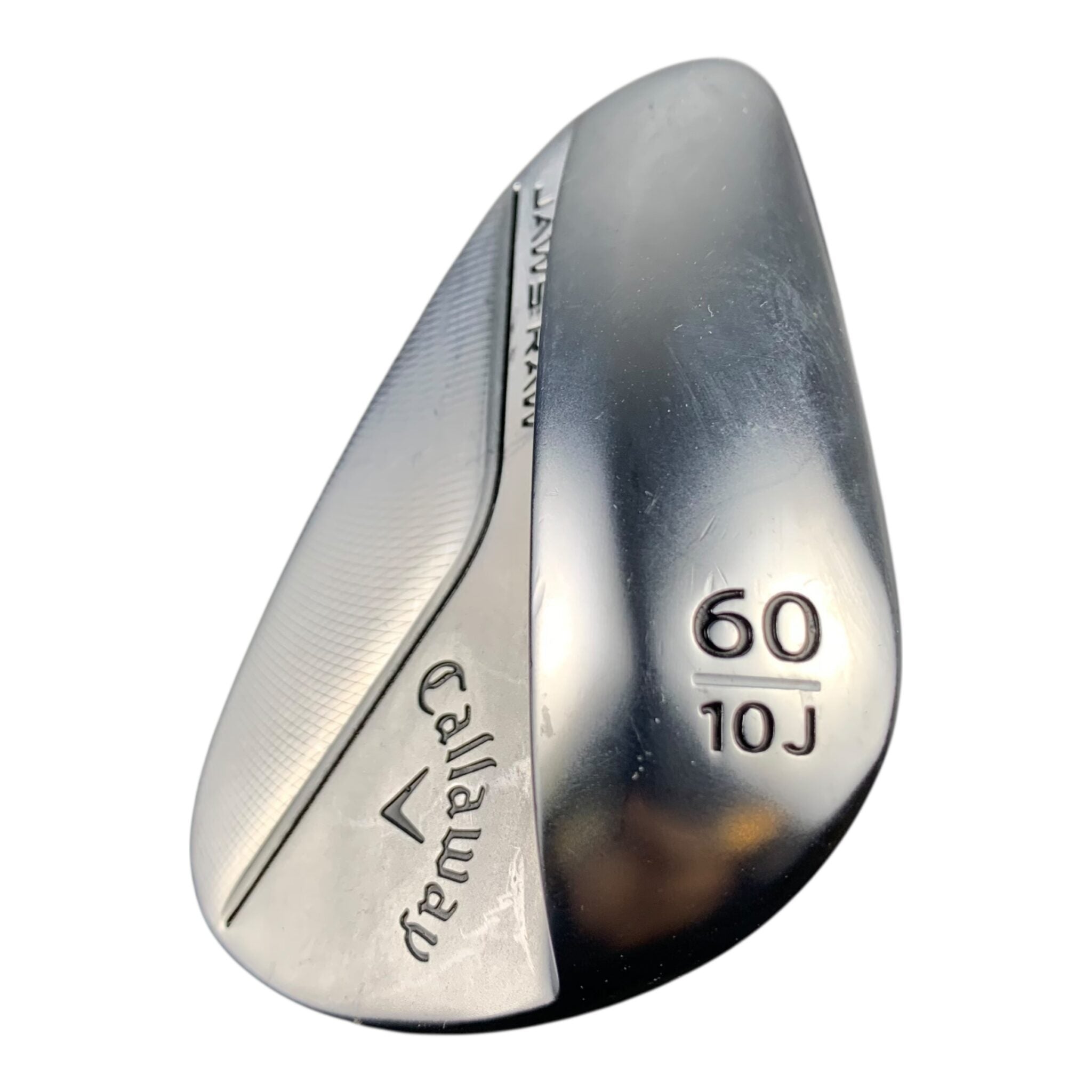 Venstre Callaway Jaws Raw Full Toe Wedge / Stål / #60/10