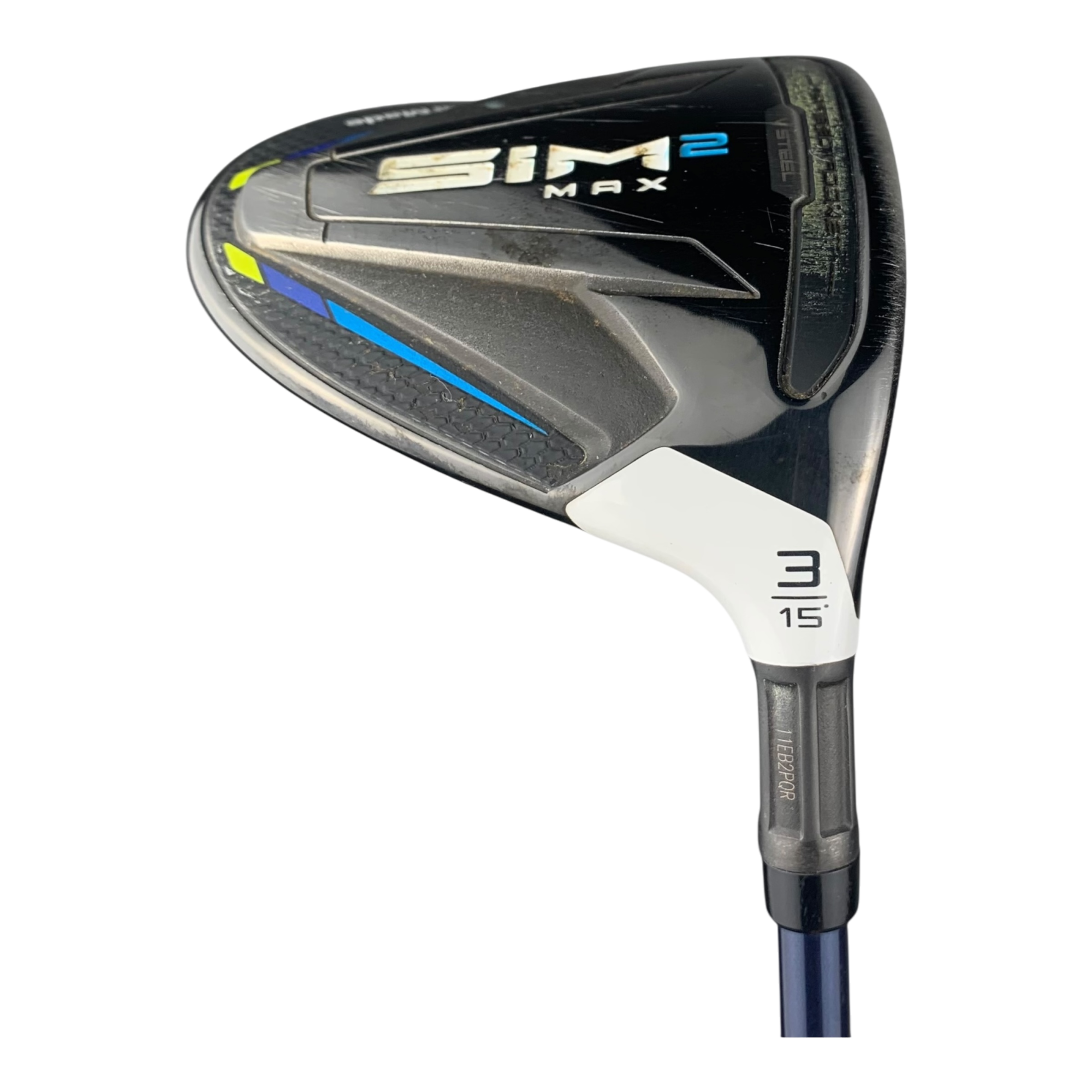 TaylorMade Sim 2 Max Fairway Wood / Flex Stiff / Grafit / #3/15 galleri billede 2 - brugt golf udstyr i god stand