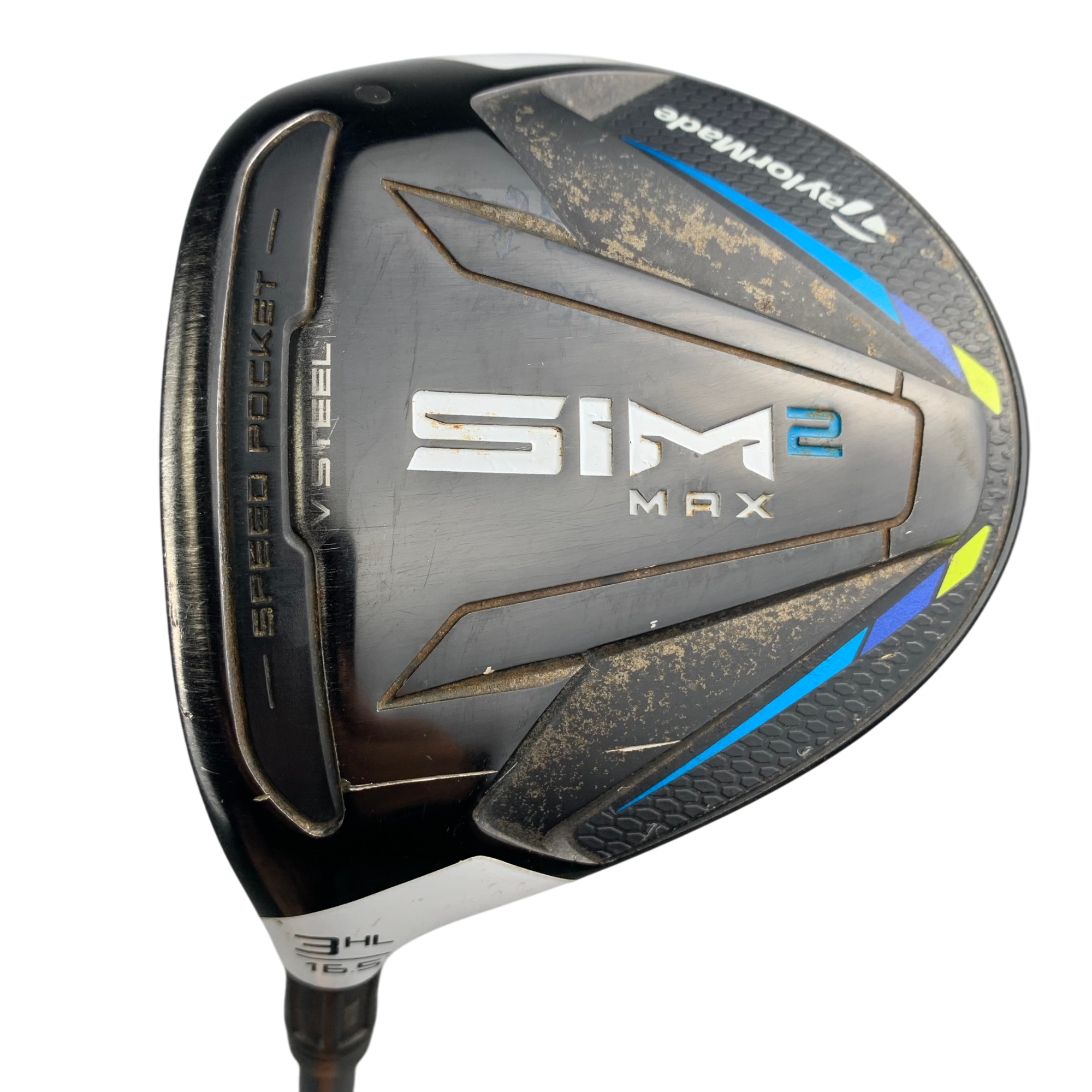 TaylorMade Sim 2 Max Fairway Wood / Flex A-flex / Grafit / #3/16.5 Venstre hovedbillede - brugt golf udstyr i god stand