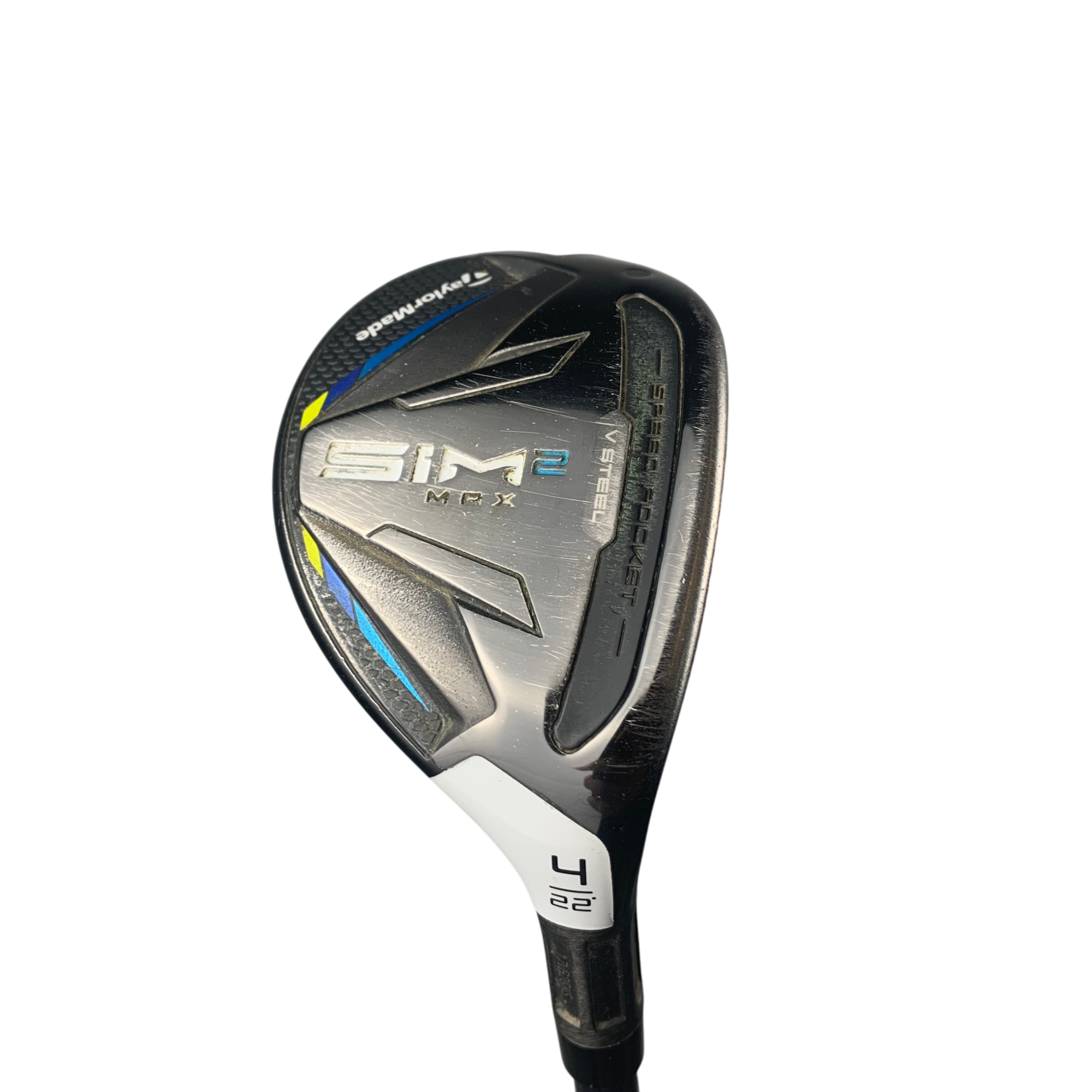 TaylorMade Sim 2 Max Hybrid / Flex Regular / Grafit / #4/22 hovedbillede - brugt golf udstyr i god stand