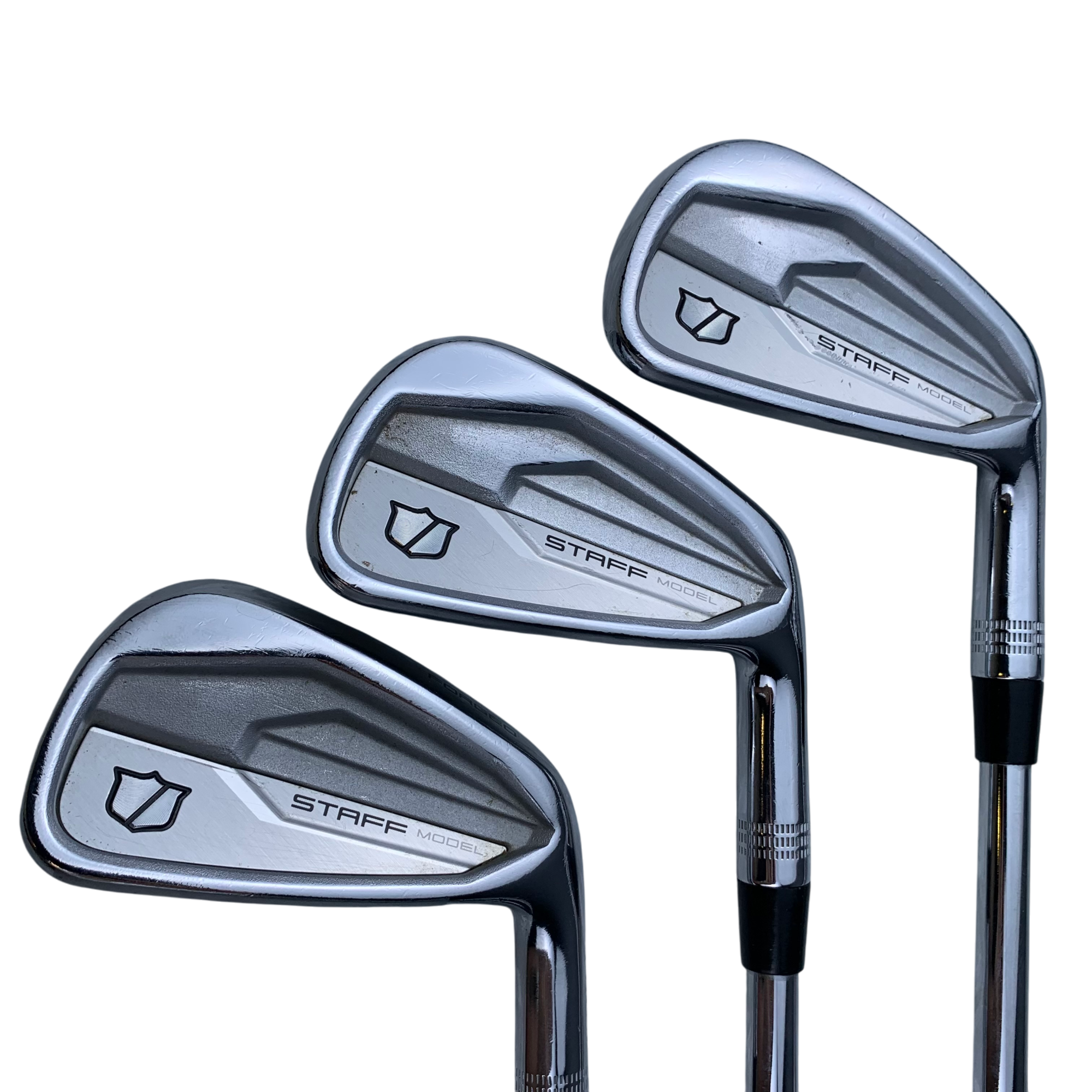 Wilson Staff Model CB 2024 Jernsæt / Flex Stiff / / Stål hovedbillede - brugt golf udstyr i god stand