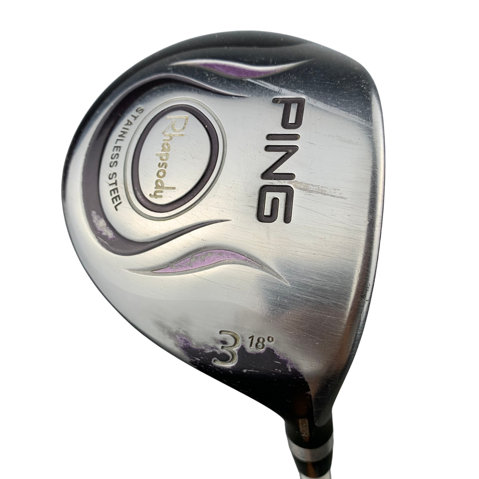 PING Rhapsody Fairway Wood / Flex Ladies / Grafit / #3/18 hovedbillede - brugt golf udstyr i god stand