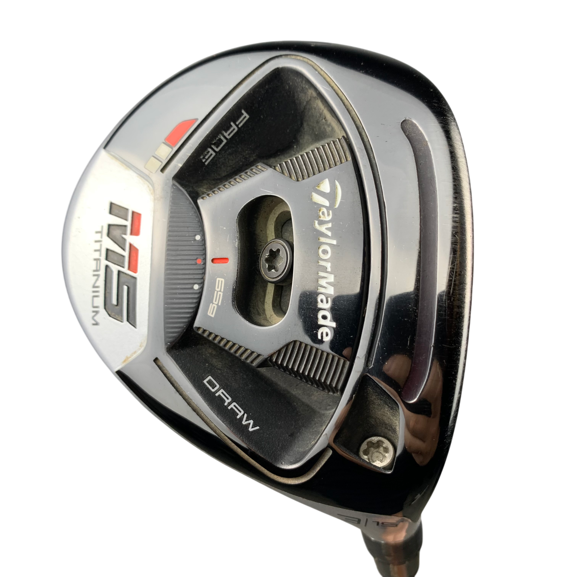 TaylorMade M5 Titanium Fairway Wood / Flex Stiff / Grafit / #3/15 hovedbillede - brugt golf udstyr i god stand