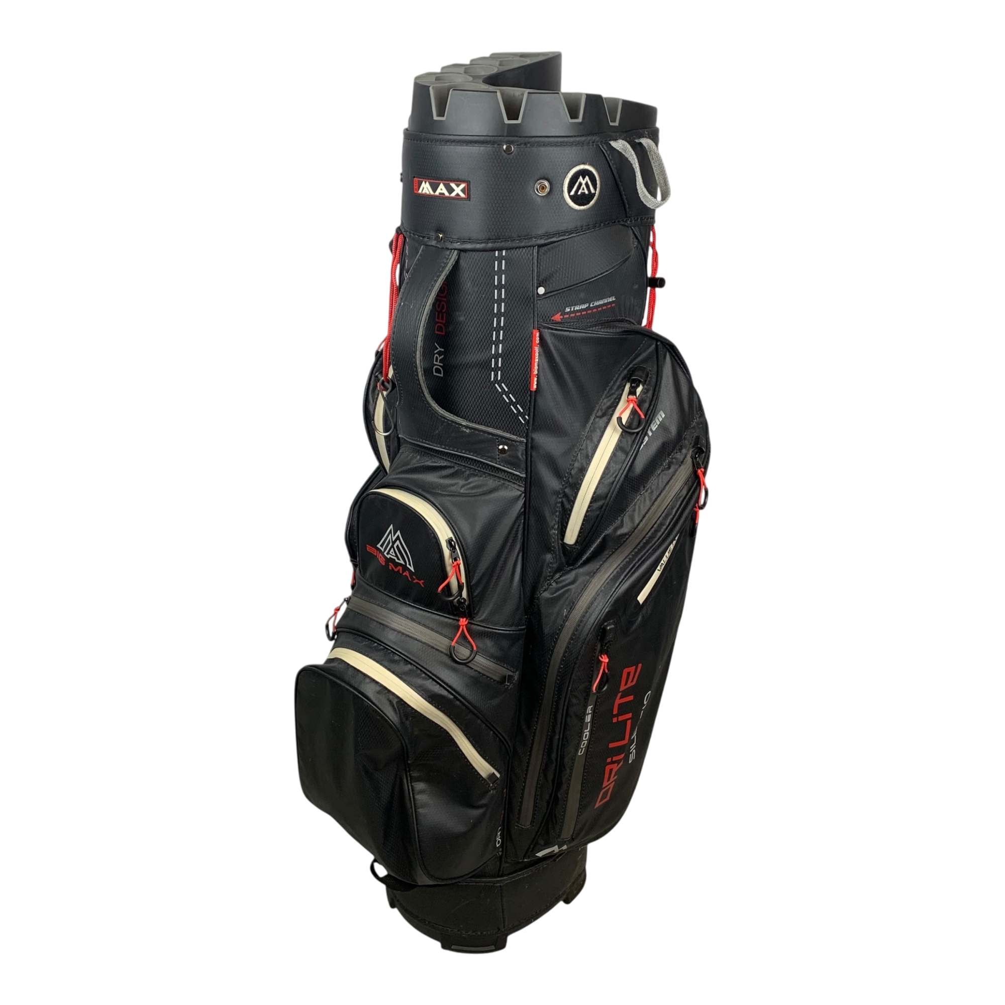 Big Max Cart Bag / 14-Way / Black hovedbillede - brugt golf udstyr i god stand