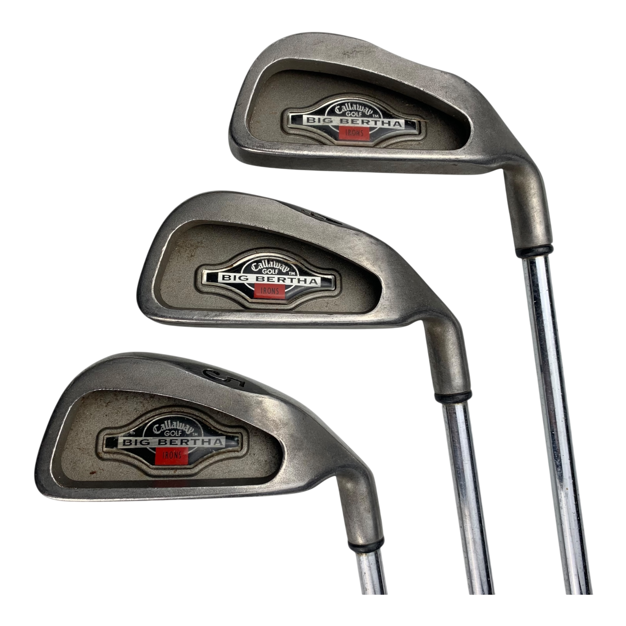 Callaway Big Bertha 1996 Jernsæt / Flex Uniflex / 3-SW / Stål hovedbillede - brugt golf udstyr i god stand