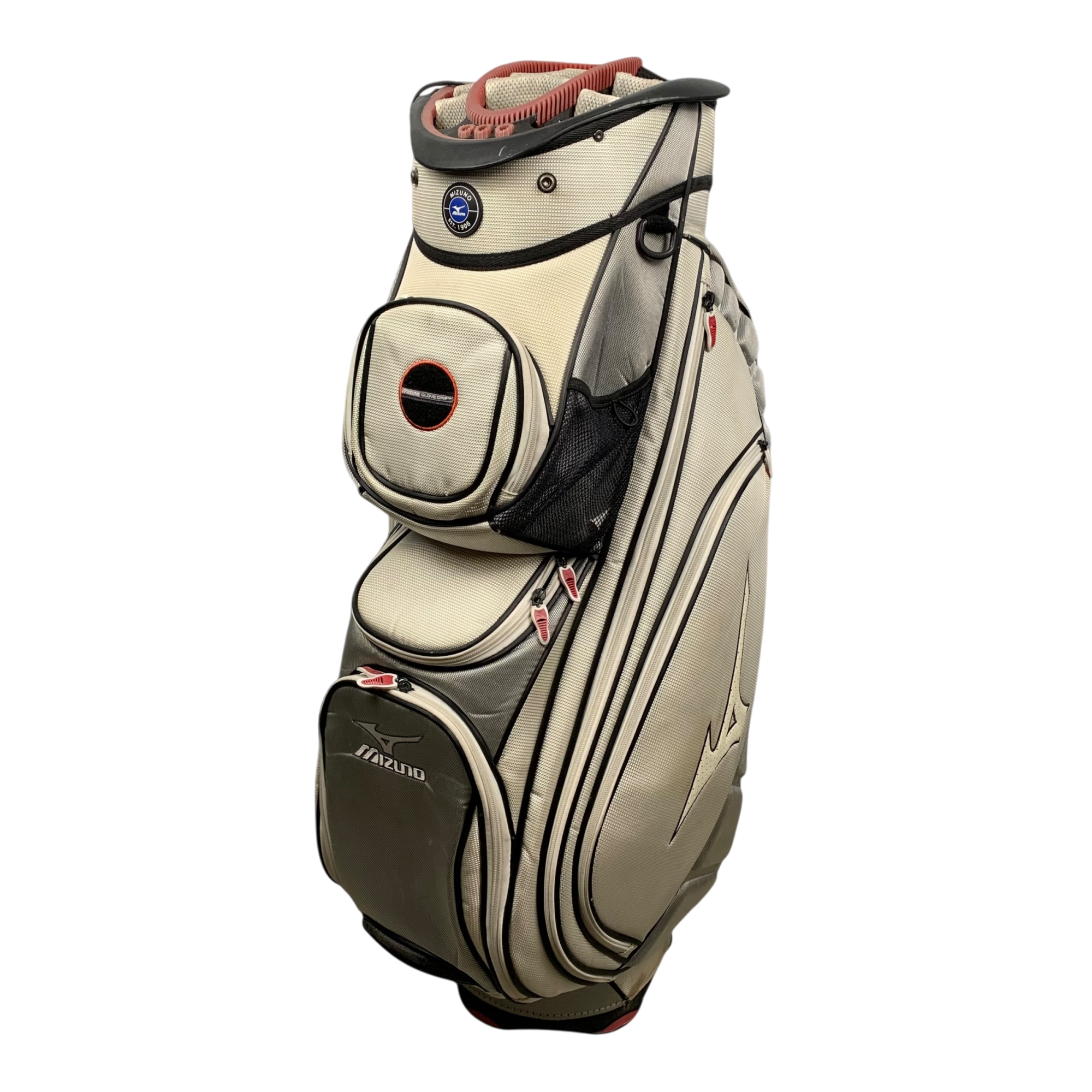 Mizuno Cart Bag / 14-Way / White hovedbillede - brugt golf udstyr i god stand