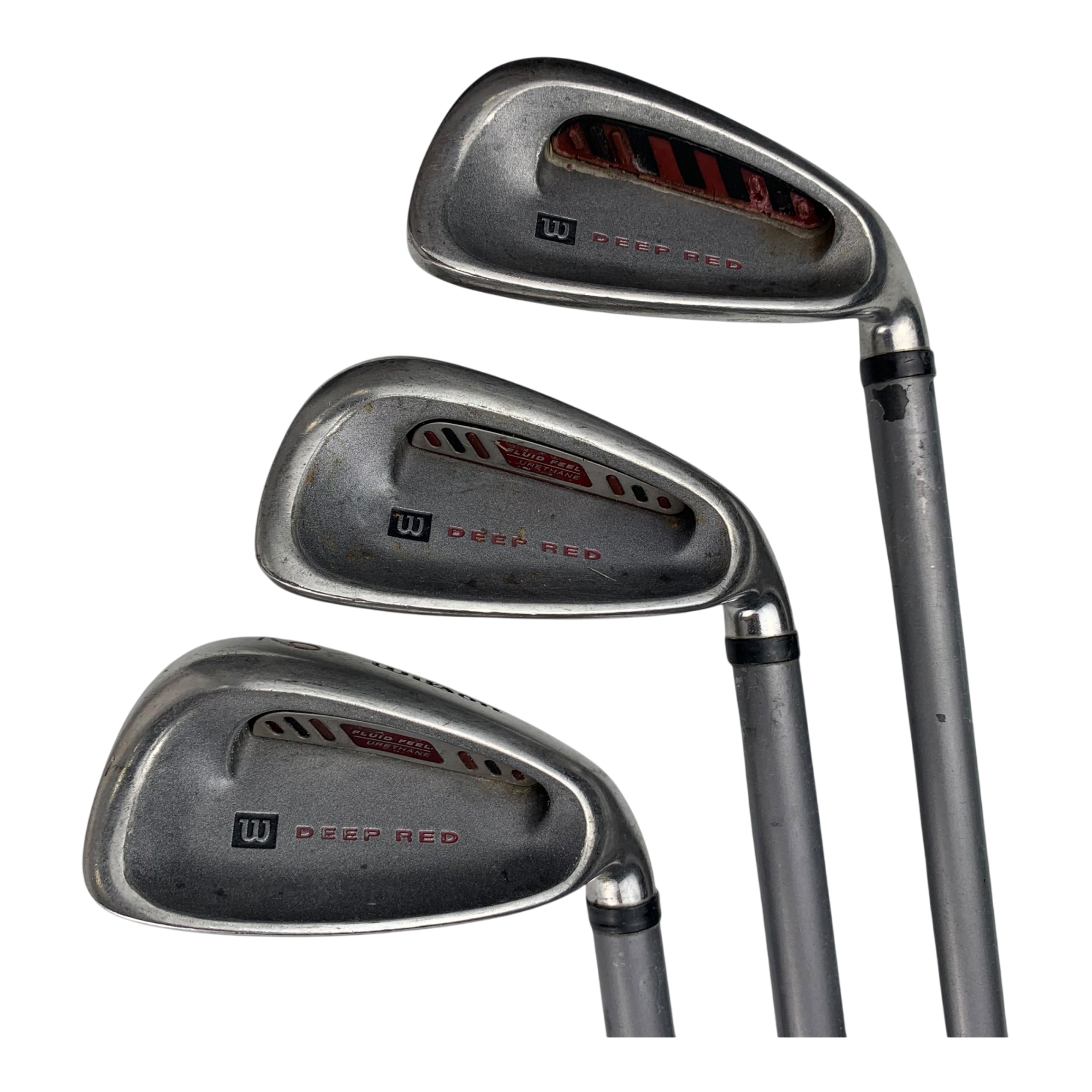 Wilson Deep Red Jernsæt / Flex Ladies / 7-SW / Grafit hovedbillede - brugt golf udstyr i god stand