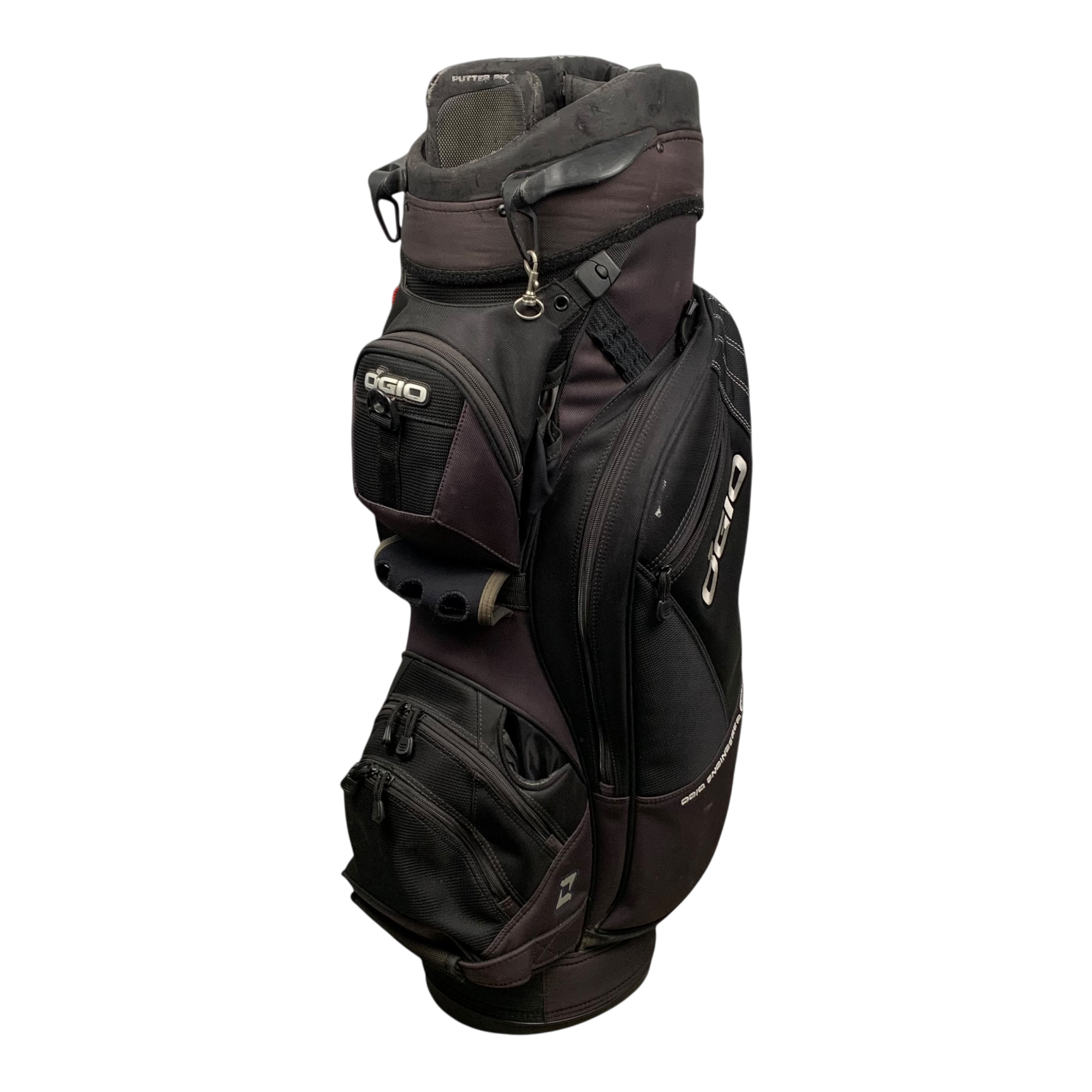 Ogio Cart Bag / 8-Way / Black hovedbillede - brugt golf udstyr i god stand