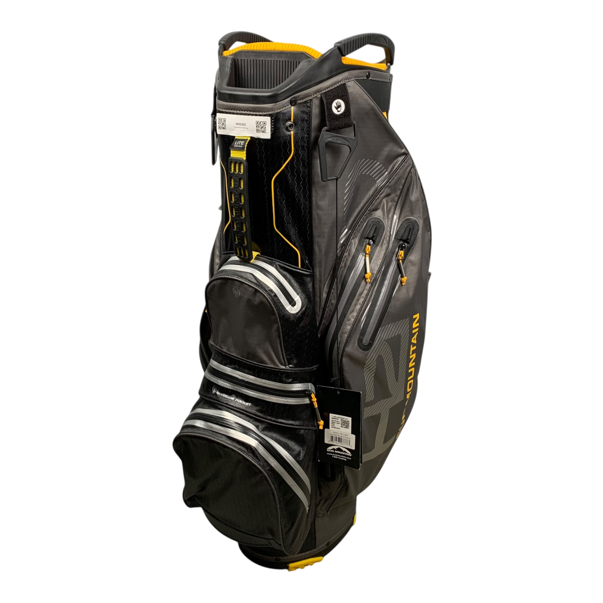 Sun Mountain H2N Cart Bag / 14-Way / Grey hovedbillede - brugt golf udstyr i god stand