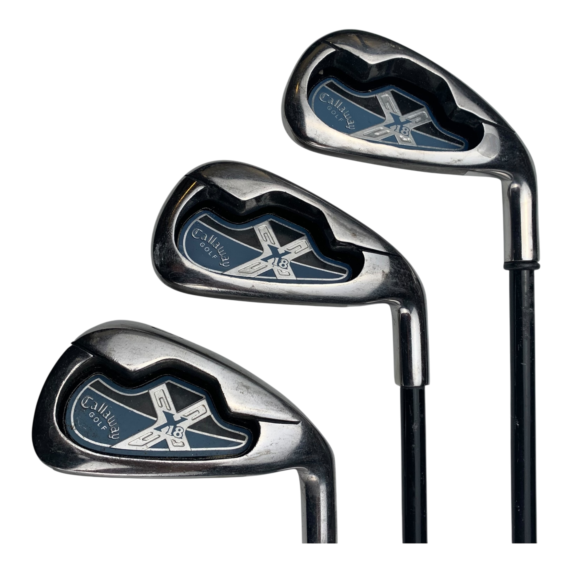 Callaway X-18 Jernsæt / Flex Regular / 3-SW / Grafit hovedbillede - brugt golf udstyr i god stand