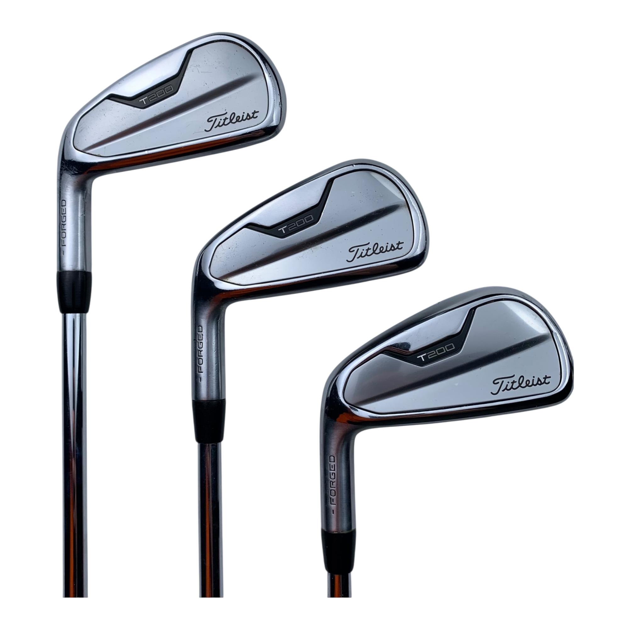 Titleist T200 Jernsæt / Flex Stiff / 5-P / Stål Venstre hovedbillede - brugt golf udstyr i god stand