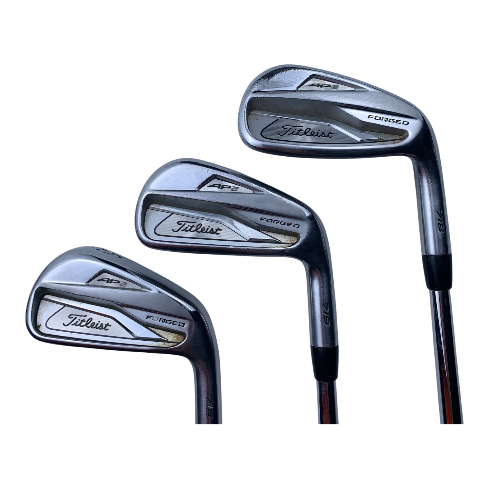 Titleist AP2 718 Forged Jernsæt / Flex Regular / 6-P / Stål hovedbillede - brugt golf udstyr i god stand