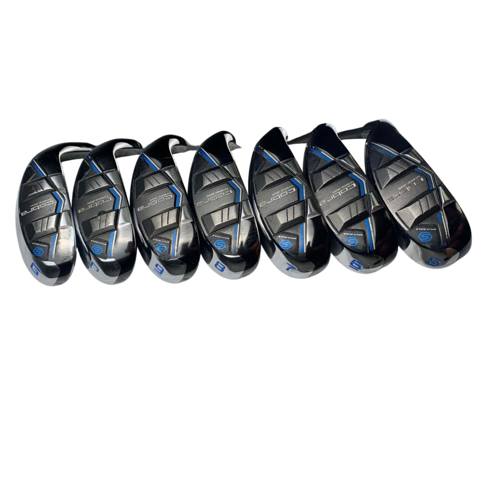 Cobra T-Rail Gen. 3 Jernsæt / Flex Regular / 5-G / Grafit Venstre galleri billede 2 - brugt golf udstyr i god stand