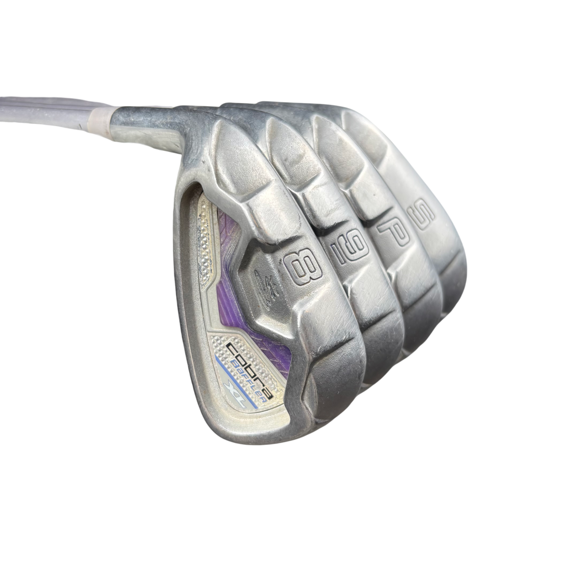 Cobra Baffler XL Jernsæt / Flex Ladies / 8-SW / Grafit Venstre galleri billede 3 - brugt golf udstyr i god stand
