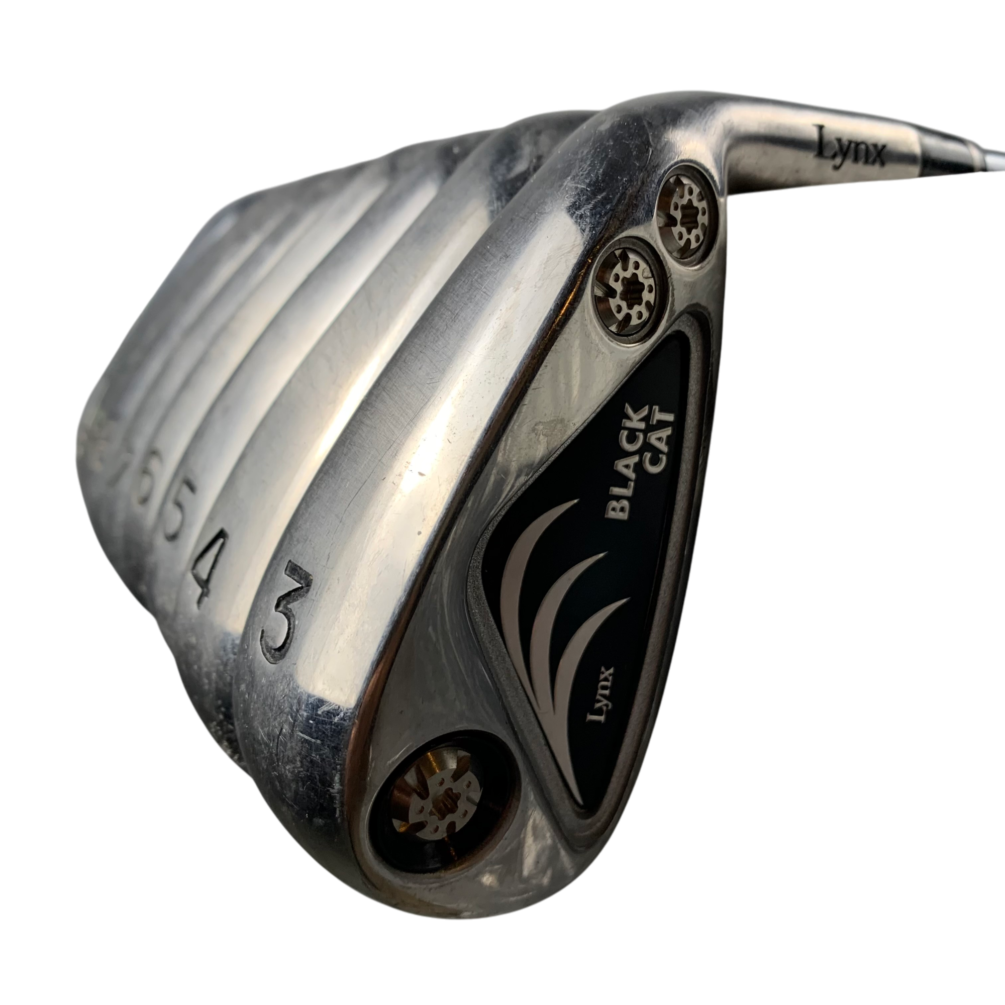 Lynx Black Cat Jernsæt / Flex Regular / 3-PW / Grafit galleri billede 3 - brugt golf udstyr i god stand