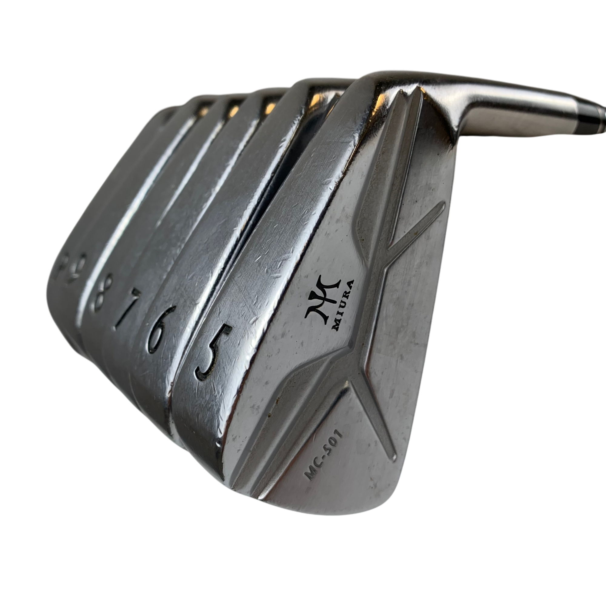 Miura mc-501 Jernsæt / Flex X-Stiff / 5-PW / Stål galleri billede 3 - brugt golf udstyr i god stand
