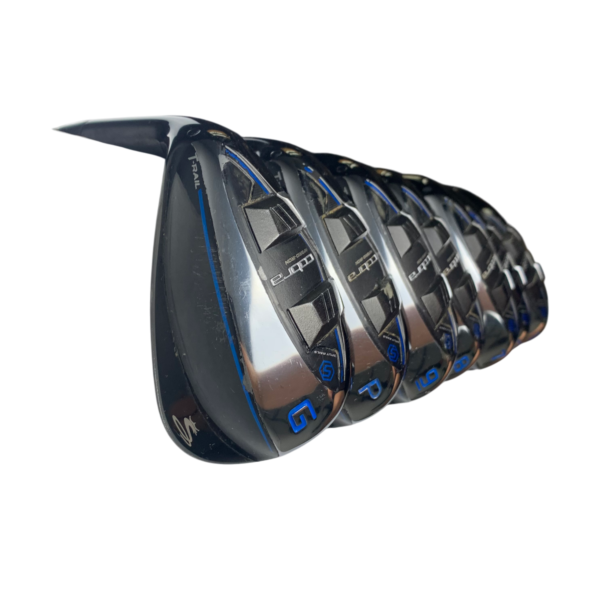 Cobra T-Rail Gen. 3 Jernsæt / Flex Regular / 5-G / Grafit Venstre galleri billede 3 - brugt golf udstyr i god stand