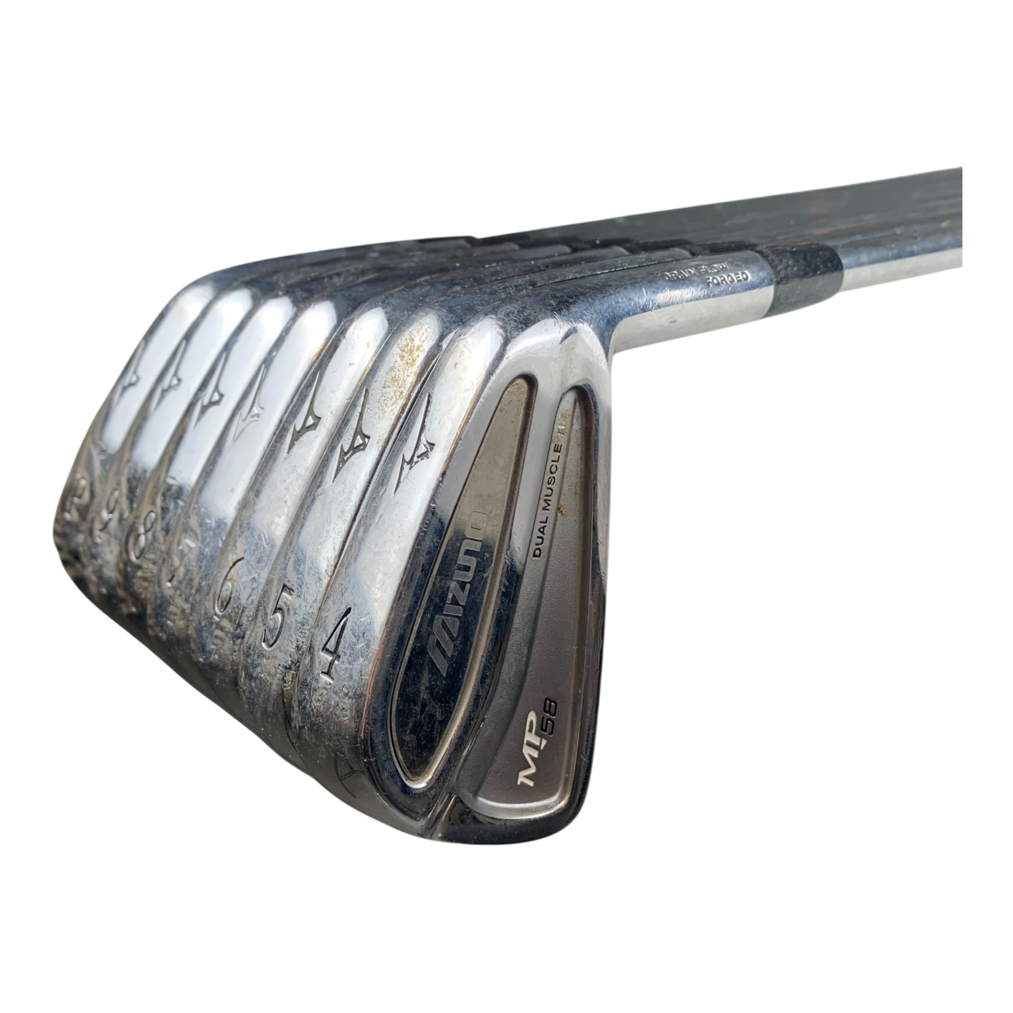 Mizuno MP-58 Jernsæt / Flex Regular / 4-PW / Stål galleri billede 3 - brugt golf udstyr i god stand