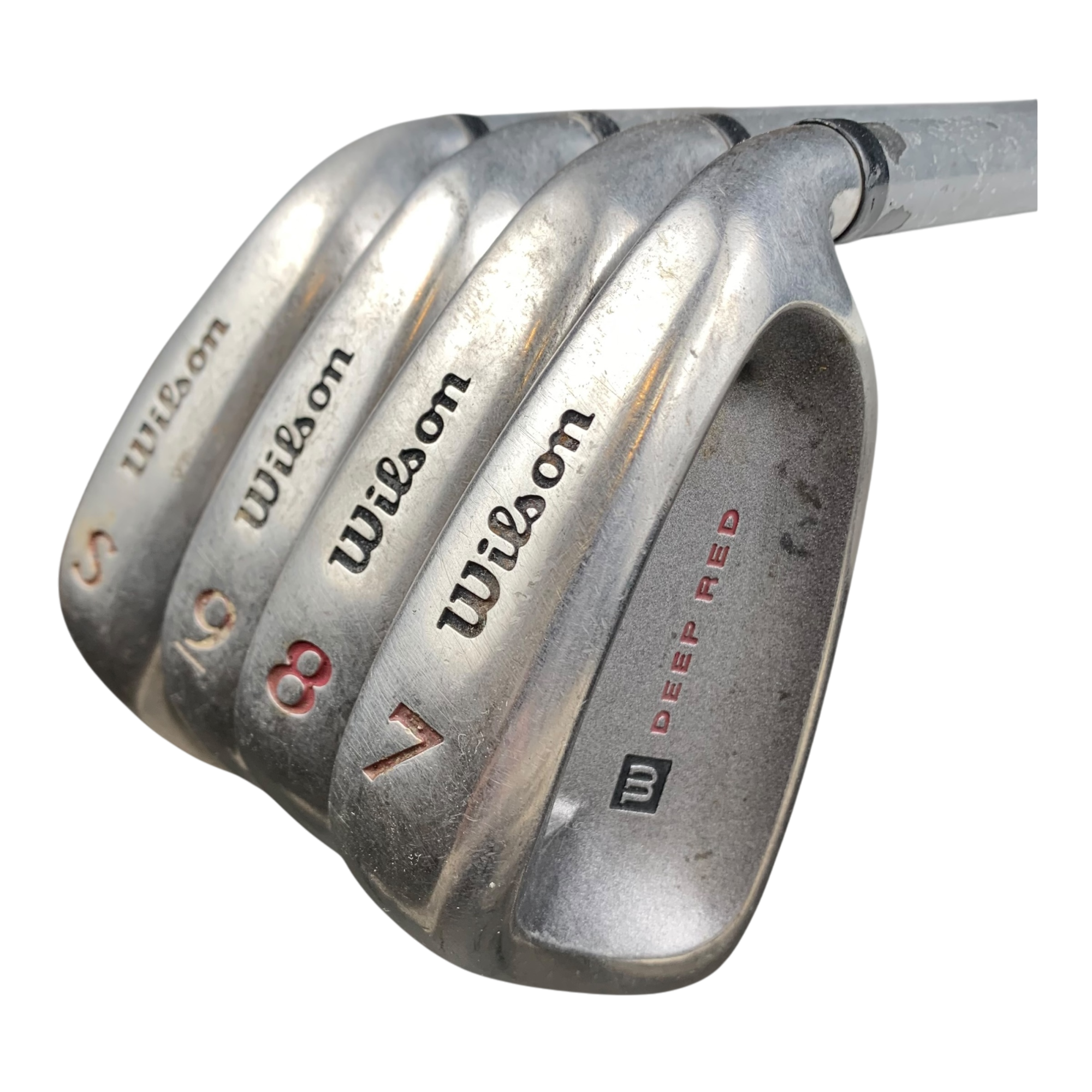 Wilson Deep Red Jernsæt / Flex Ladies / 7-SW / Grafit galleri billede 3 - brugt golf udstyr i god stand