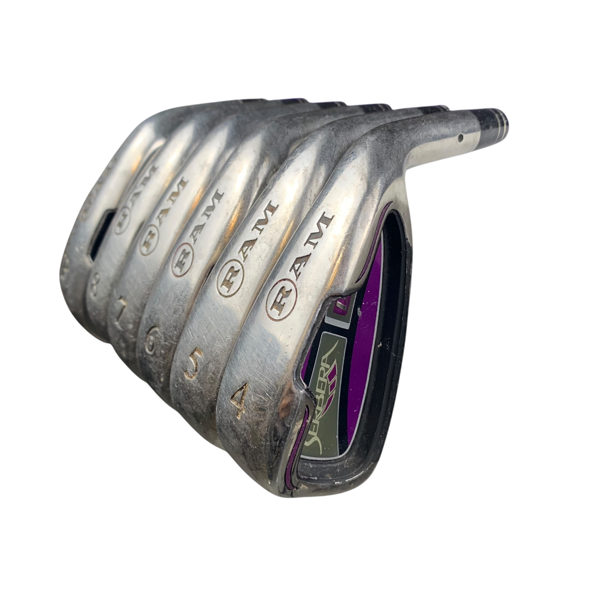 Ram Serbera DWS Jernsæt / Flex Ladies / 4-PW / Grafit galleri billede 3 - brugt golf udstyr i god stand