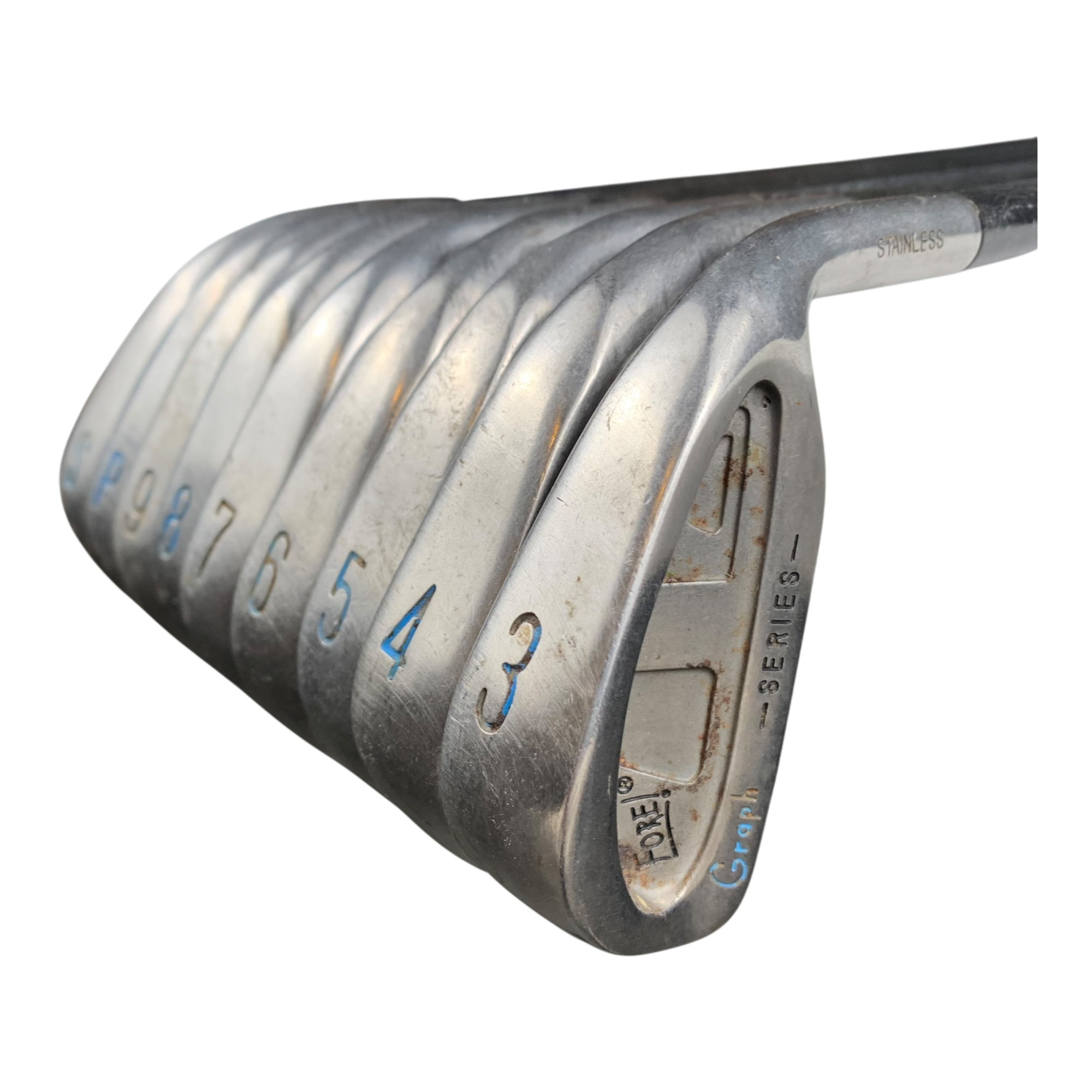 FORE! Graph Series Jernsæt / Flex Ladies / 3-SW / Grafit galleri billede 3 - brugt golf udstyr i god stand