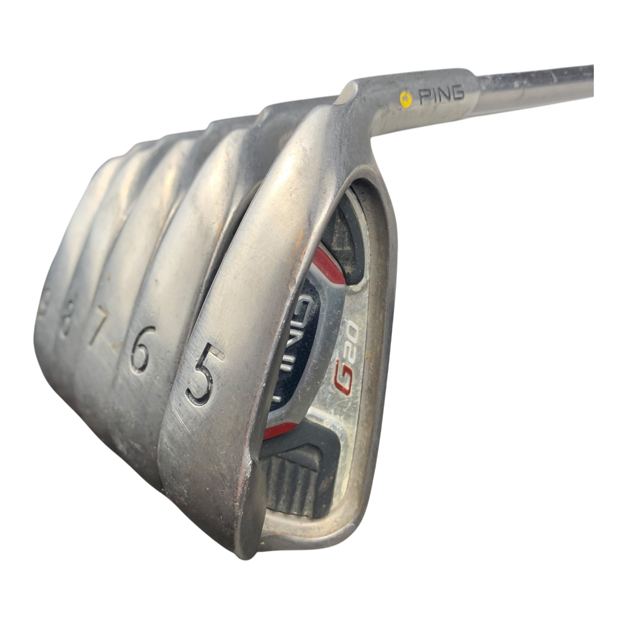 PING G20 Jernsæt / Flex A-flex / 5-9 / Grafit galleri billede 3 - brugt golf udstyr i god stand