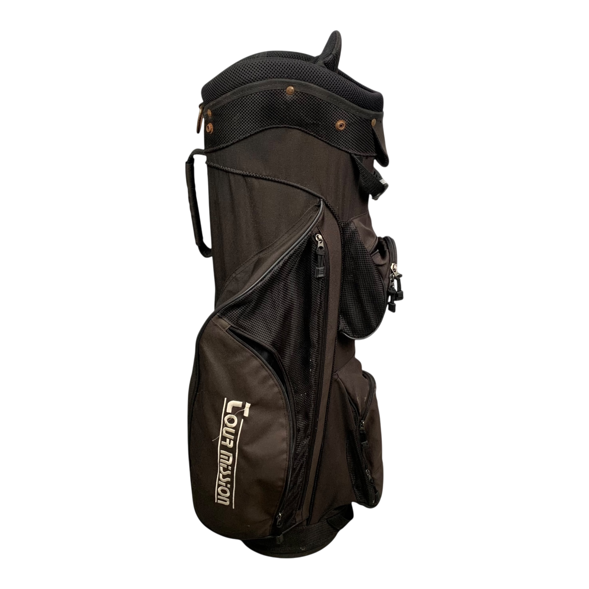 Tour Cart Bag / 6-Way / Black galleri billede 3 - brugt golf udstyr i god stand