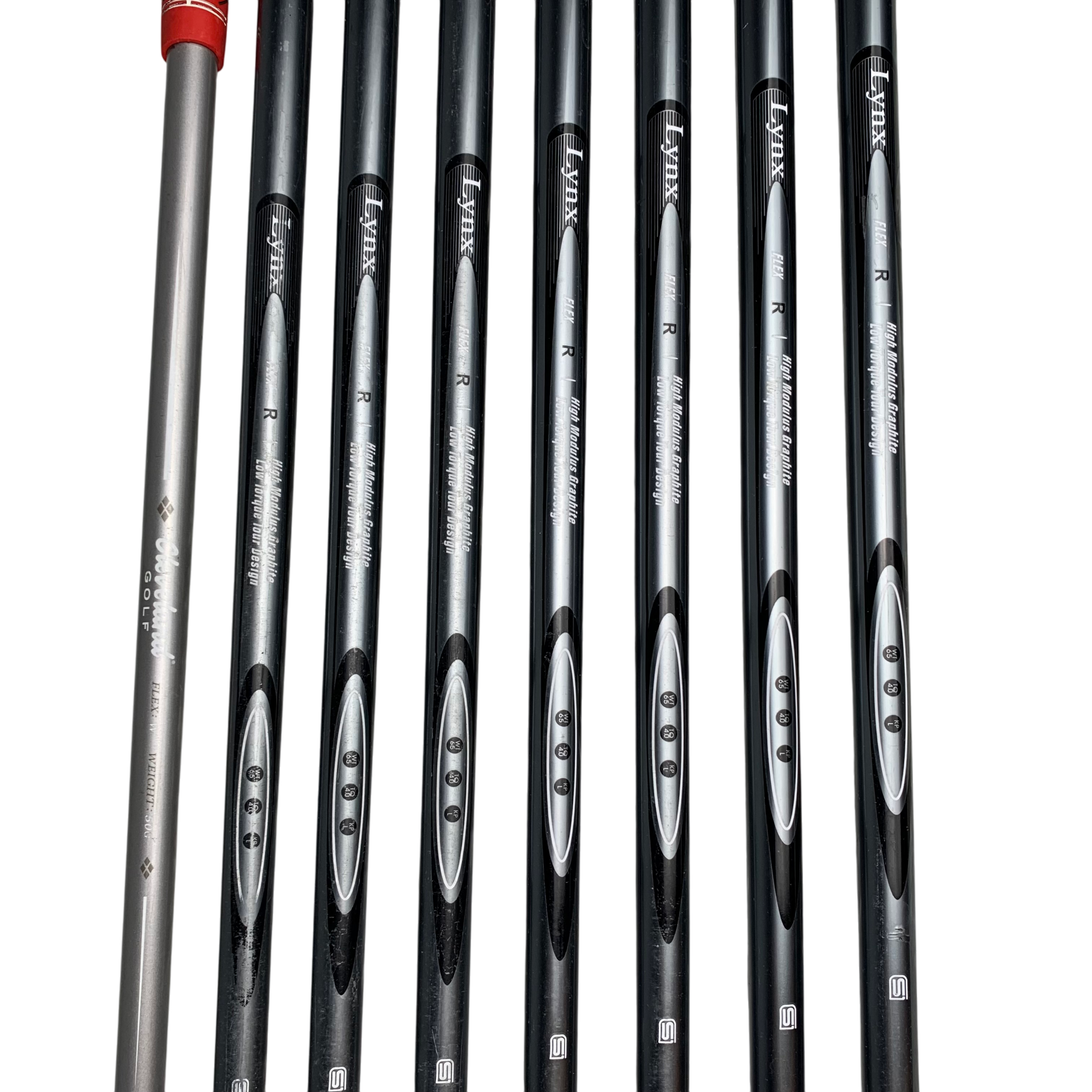 Lynx Black Cat Jernsæt / Flex Regular / 3-PW / Grafit galleri billede 4 - brugt golf udstyr i god stand