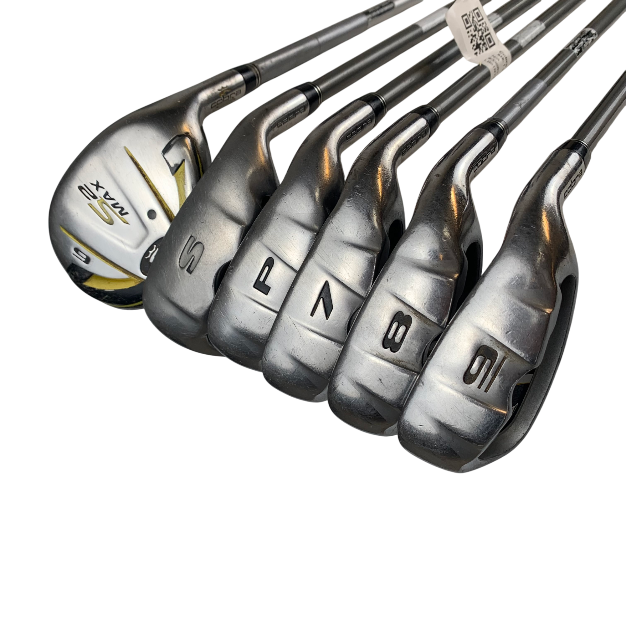 Cobra S3 Max Jernsæt / Flex A-flex / 6H-PW / Grafit galleri billede 4 - brugt golf udstyr i god stand