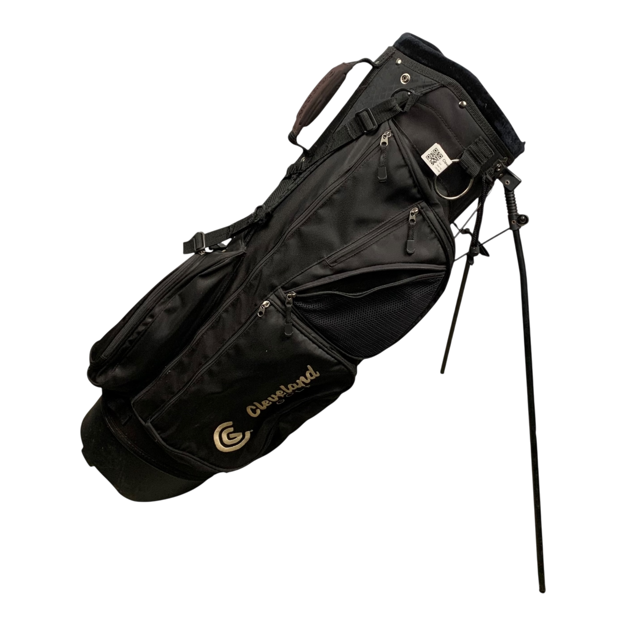 Cleveland Stand Bag / 4-Way / Black galleri billede 4 - brugt golf udstyr i god stand