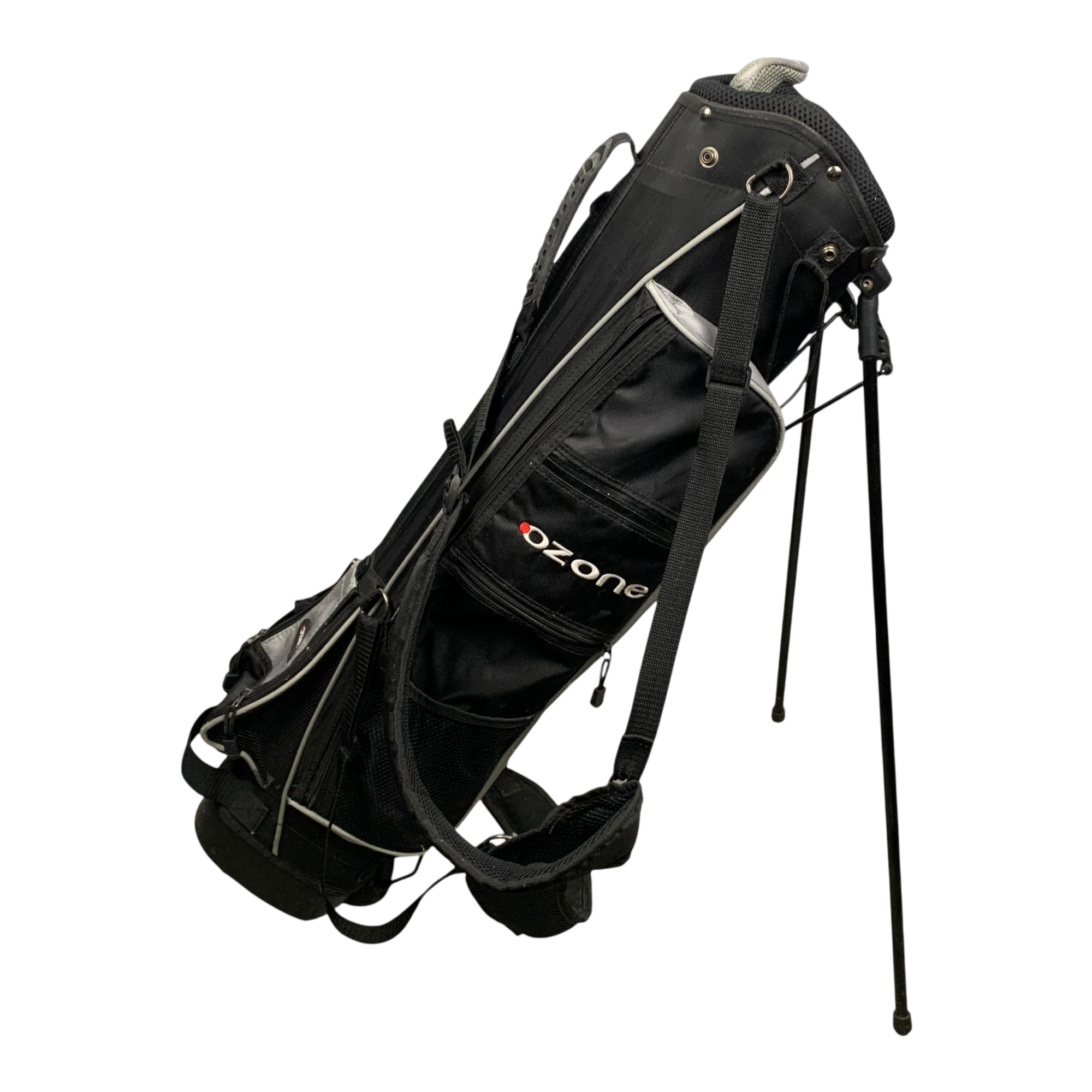 Ozone Stand Bag / 6-Way / Black galleri billede 4 - brugt golf udstyr i god stand