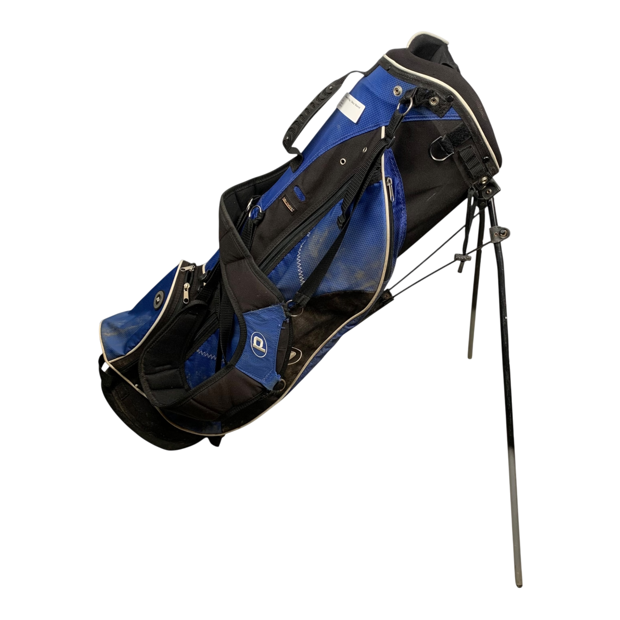 Power Bilt Stand Bag / 8-Way / Blue galleri billede 4 - brugt golf udstyr i god stand