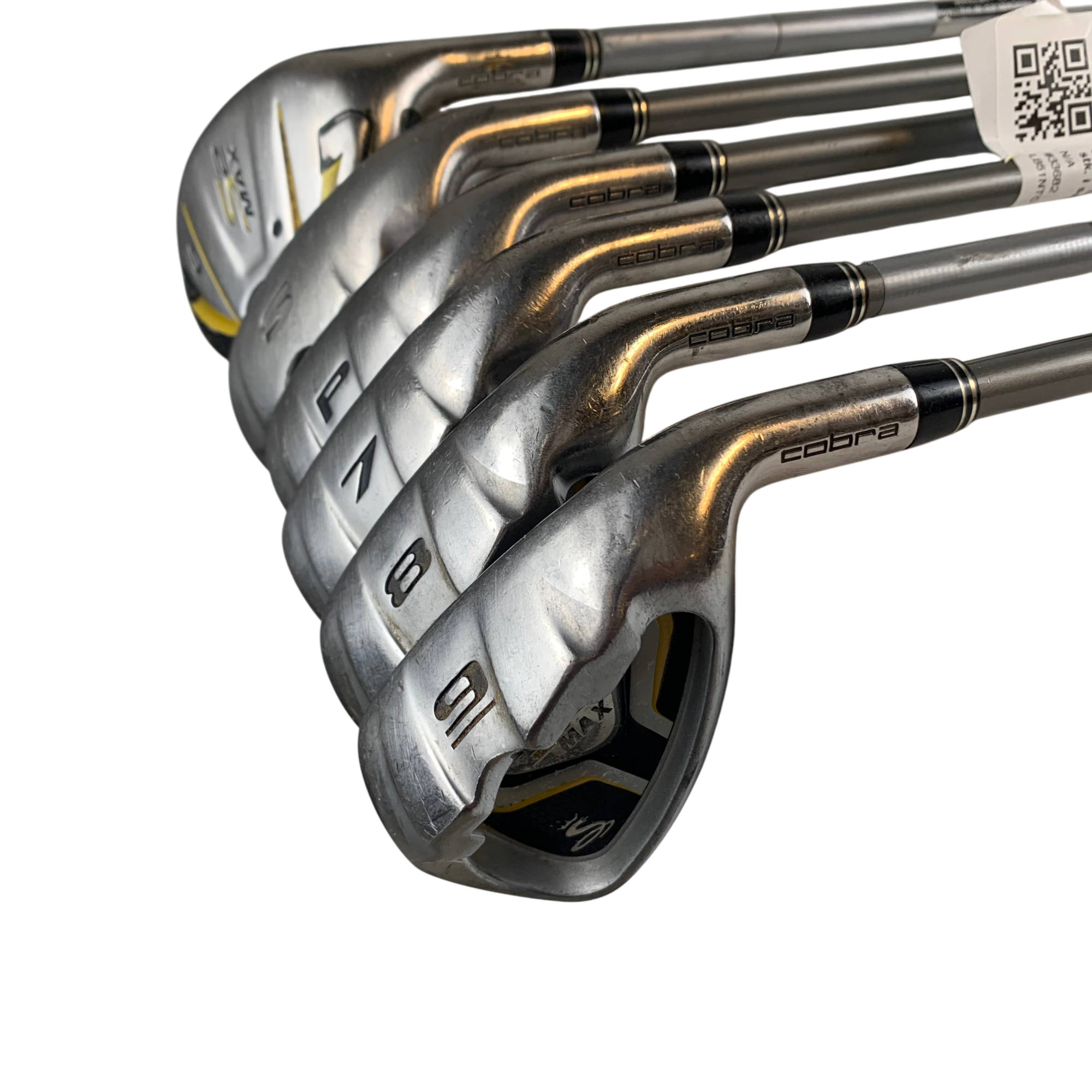 Cobra S3 Max Jernsæt / Flex A-flex / 6H-PW / Grafit galleri billede 5 - brugt golf udstyr i god stand