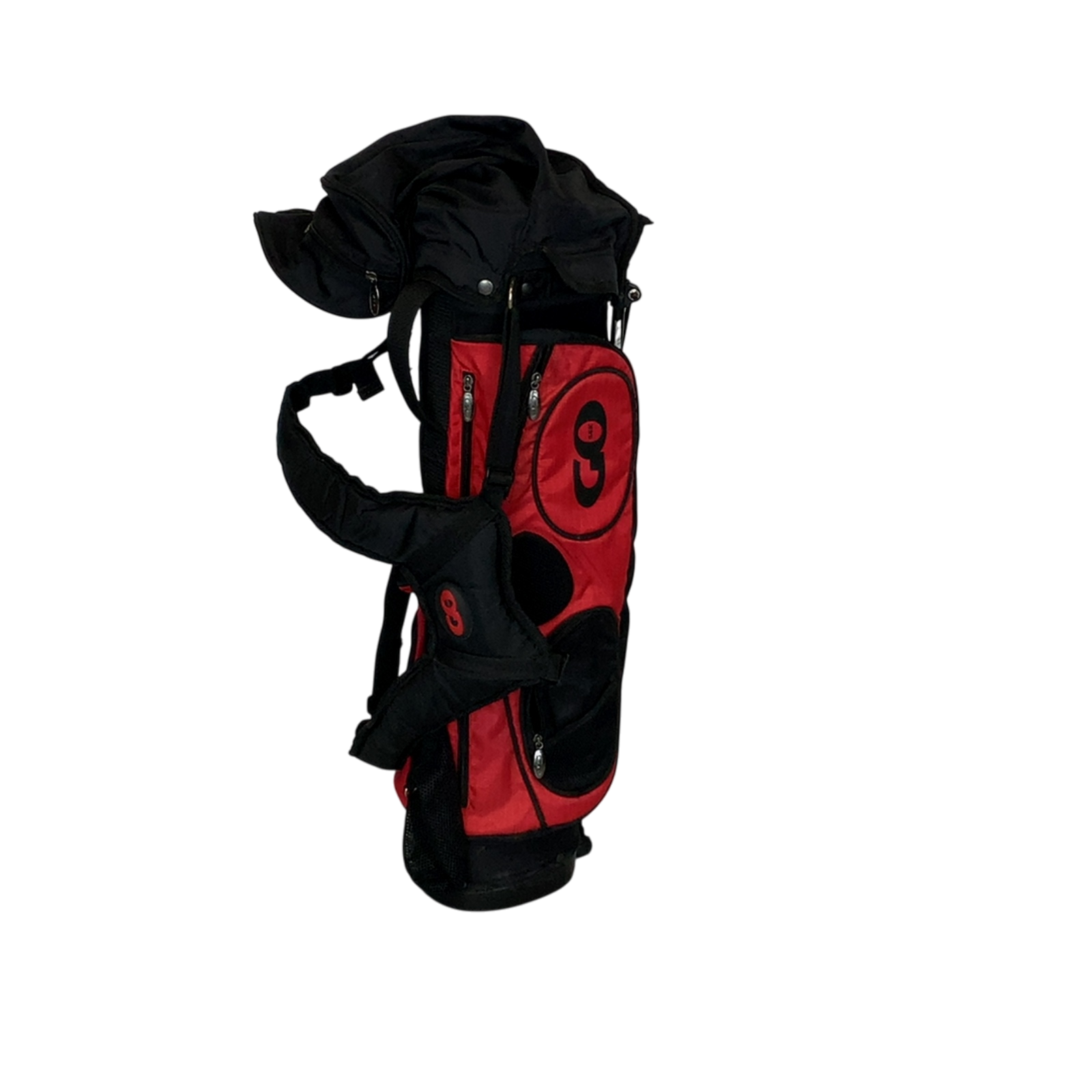 GO Junior  Golftaske / 4-Rum / Sort