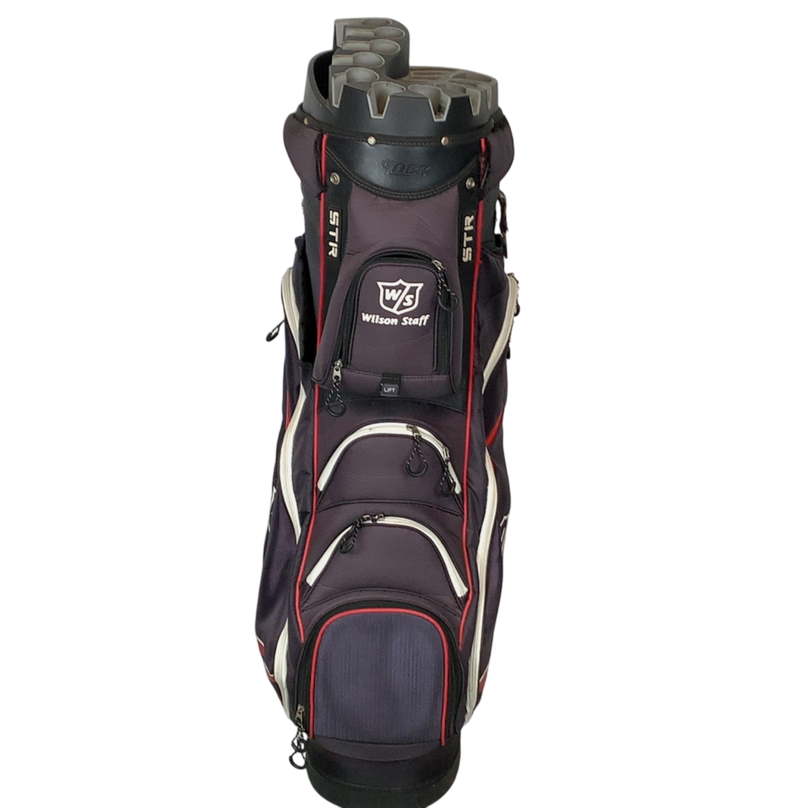 Wilson STR Golftaske / 14-Rum / Sort