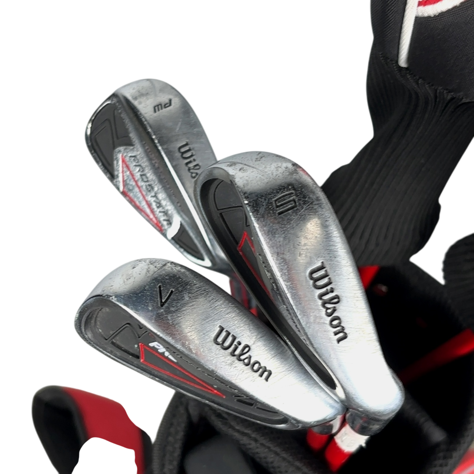 Wilson Prostaff Komplet Sæt Med Bag / 5+7+PW / Flex Junior  / Grafit