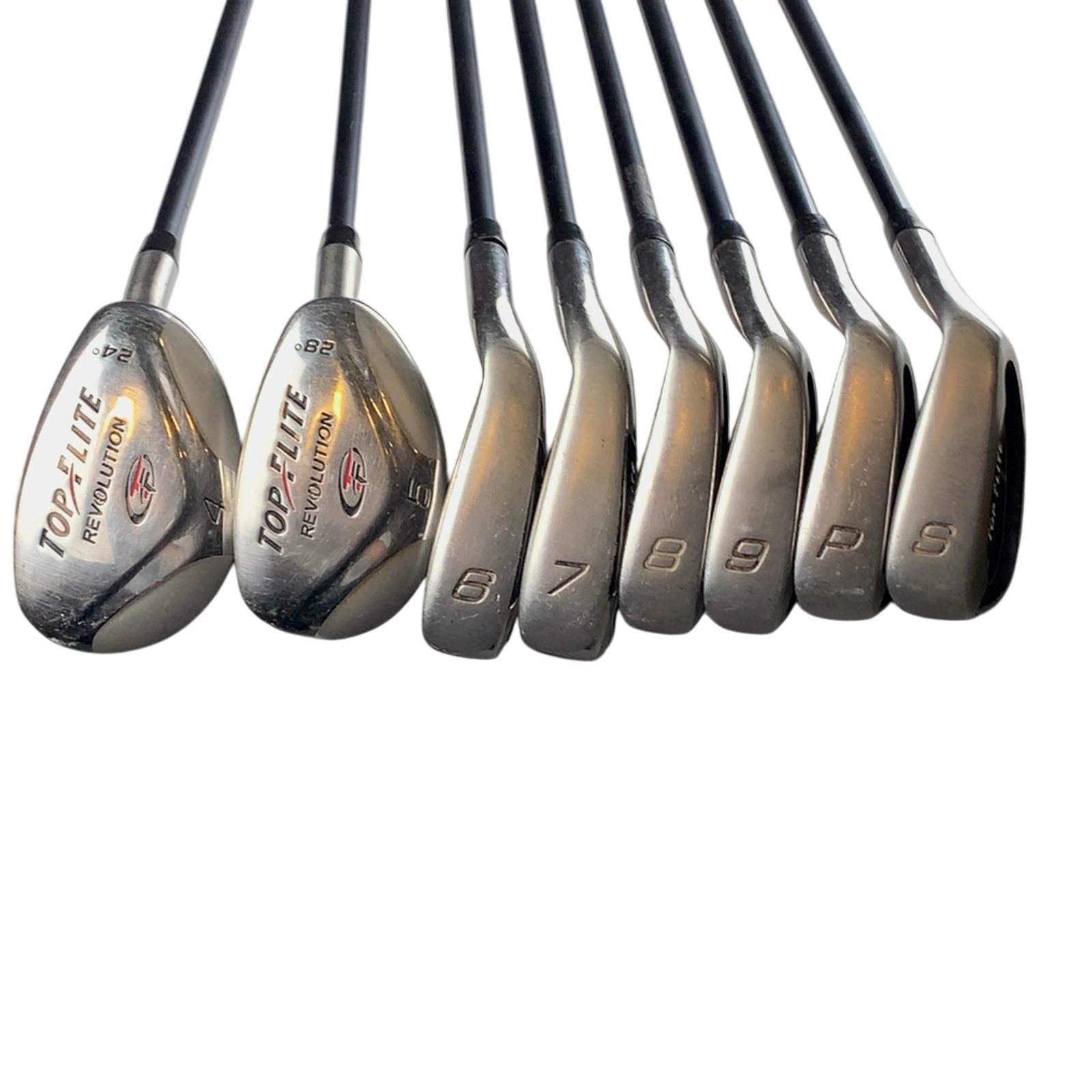 TopFlite Revolution Jernsæt / 4-PW-SW / Flex A-flex Grafit