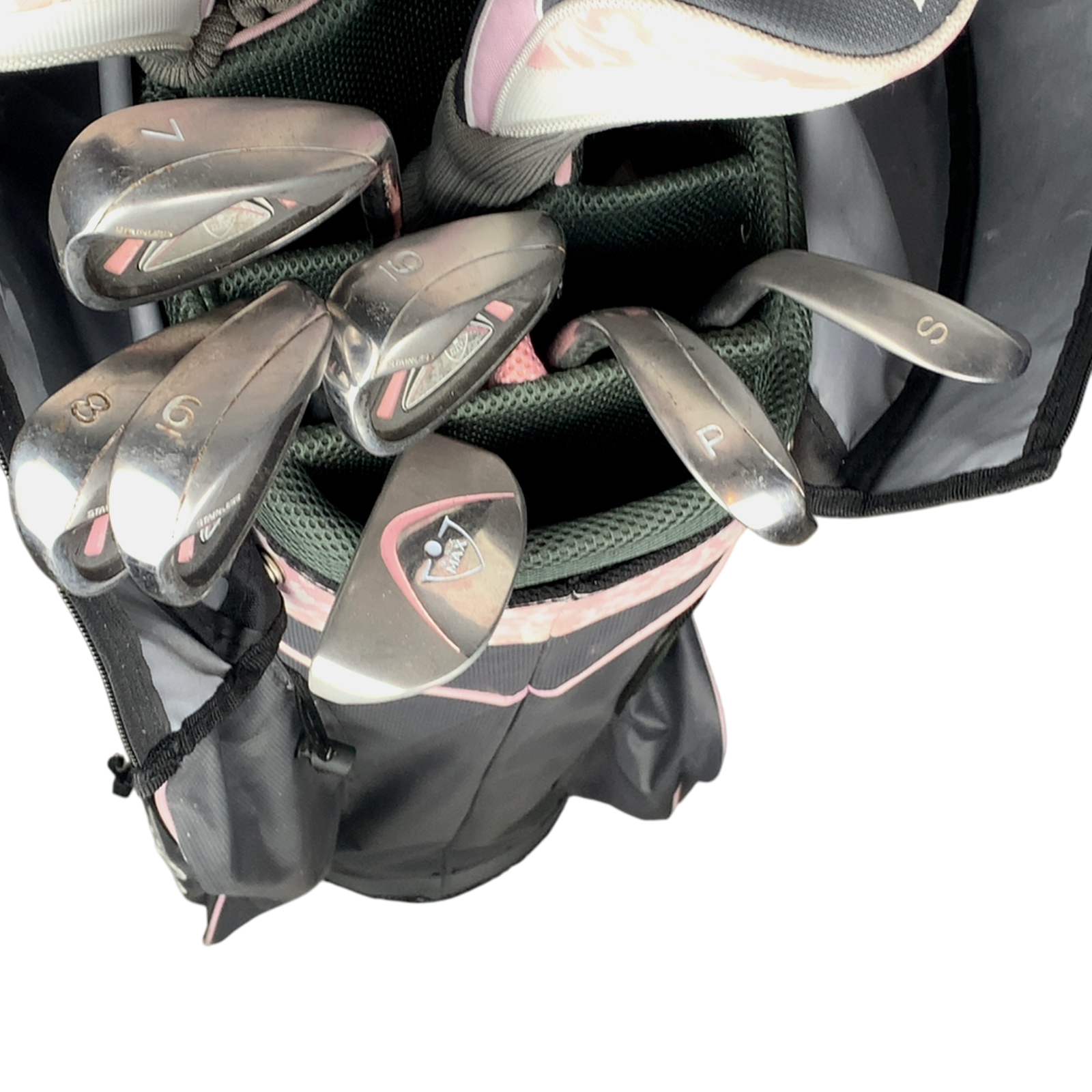 MaxFli Black Max Komplet Sæt Med Bag / 6-PW+SW / Flex Ladies / Grafit