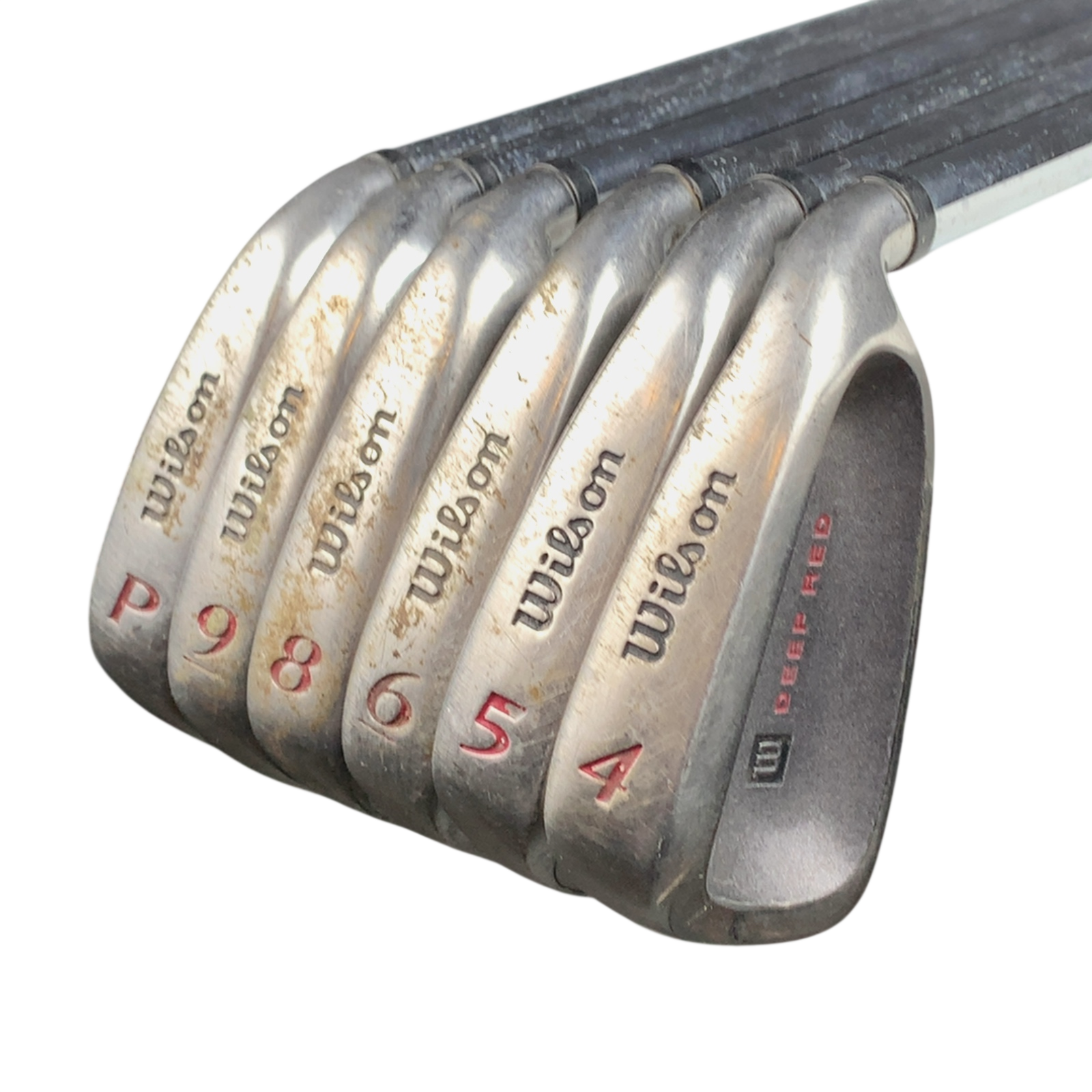 Wilson Deep Red Jernsæt / 4-PW / Flex Regular / Stål