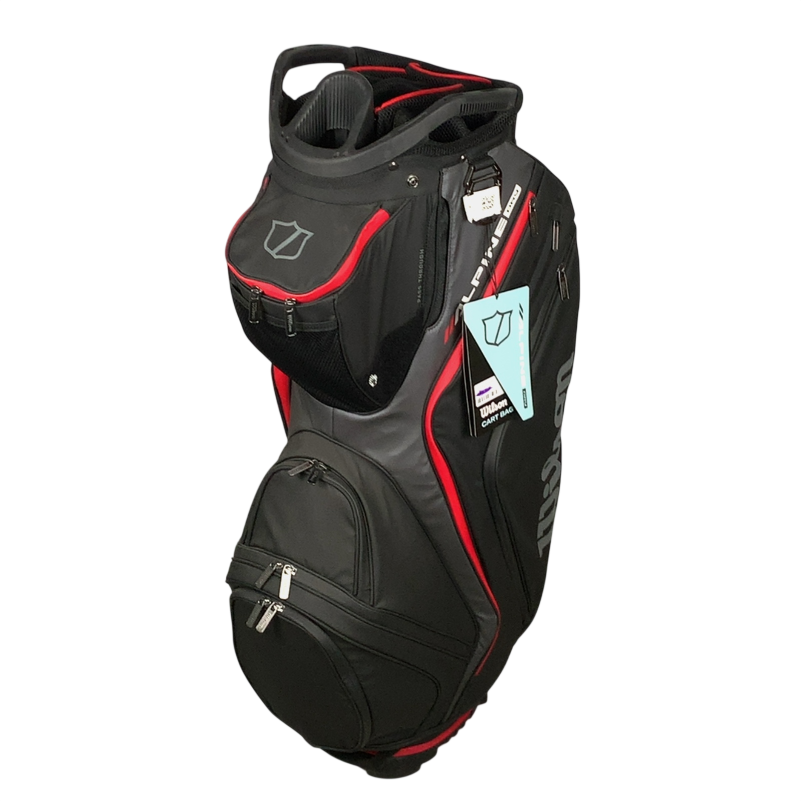 Wilson Staff Alpine Dry Golf Bag / 14-Rum / Sort