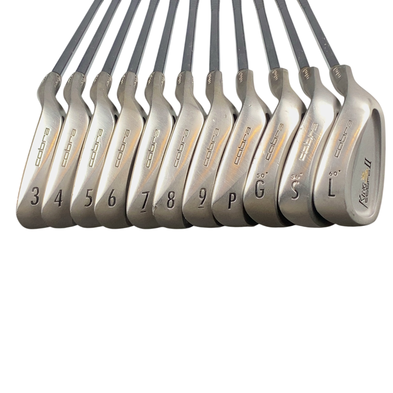 Cobra King II Oversize Jernsæt / 3-PW+GW+SW+LW / Flex Regular / Stål