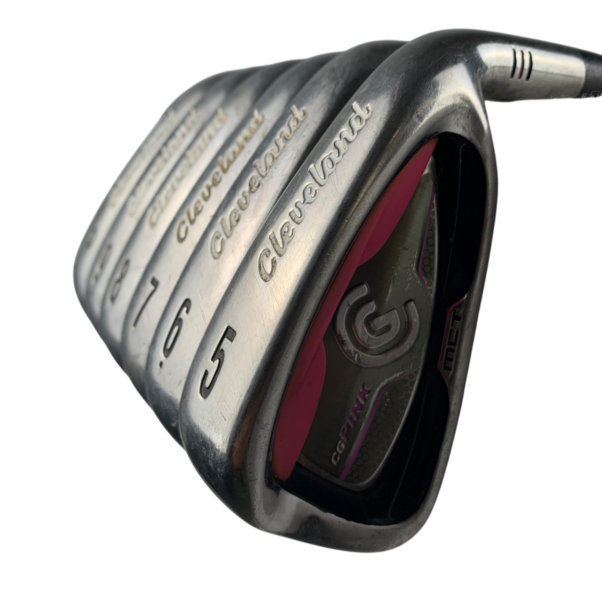 Cleveland CG Pink Jernsæt / Flex Ladies / 5-PW / Grafit galleri billede 2 - brugt golf udstyr i god stand