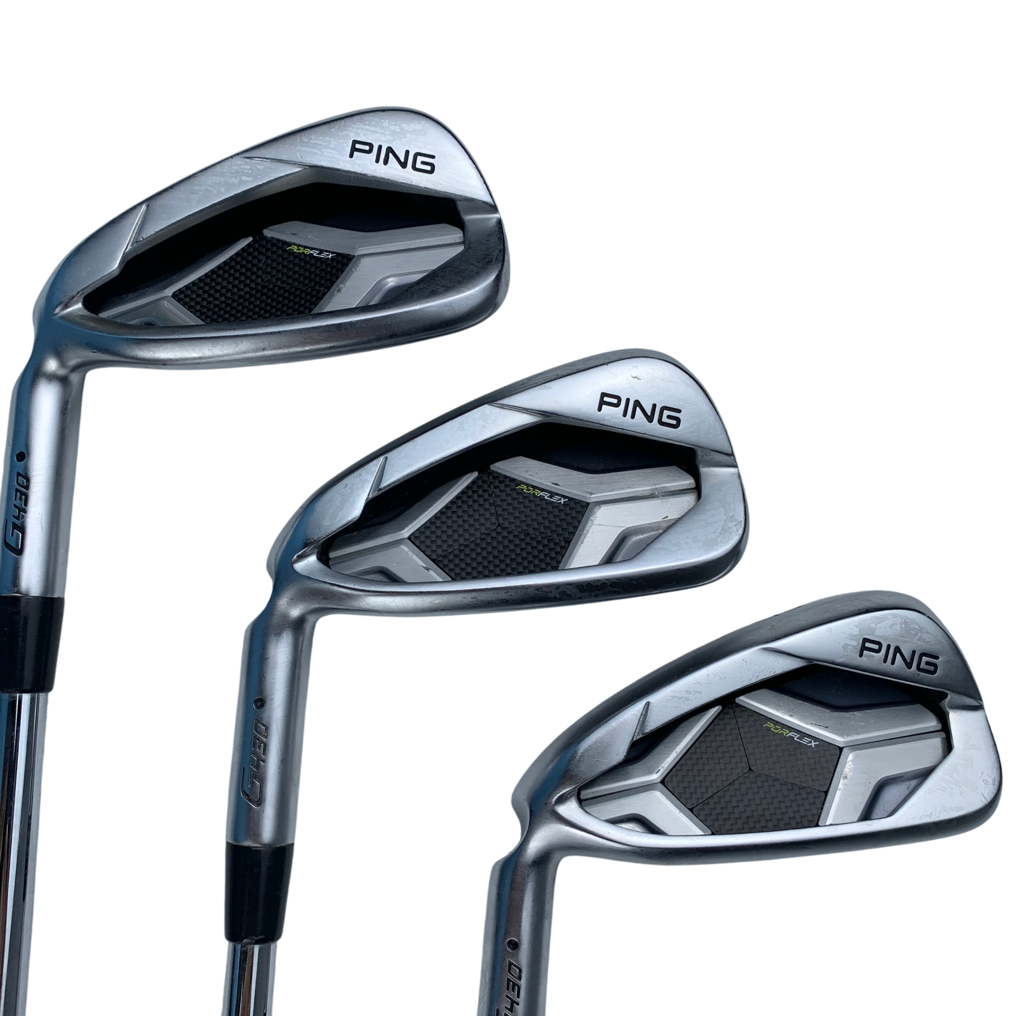PING G430 Jernsæt / Flex Stiff / 6-PW / Stål Venstre hovedbillede - brugt golf udstyr i god stand